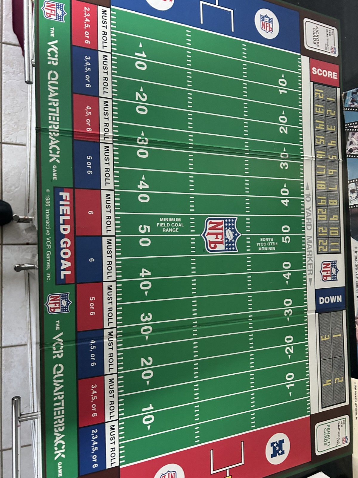 Vintage NFL VCR Quarterback Game Complete in Box 49ers Dolphins