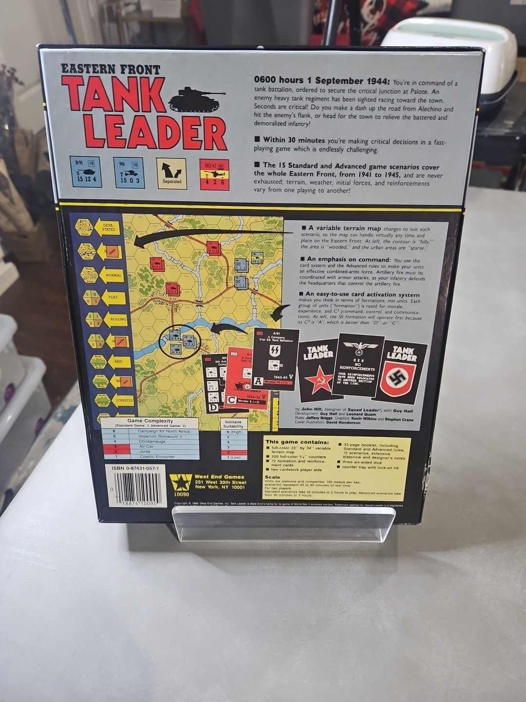 West End Games: Eastern Front – Tank Leader – WWII Armored Warfare (UNPUNCHED)
