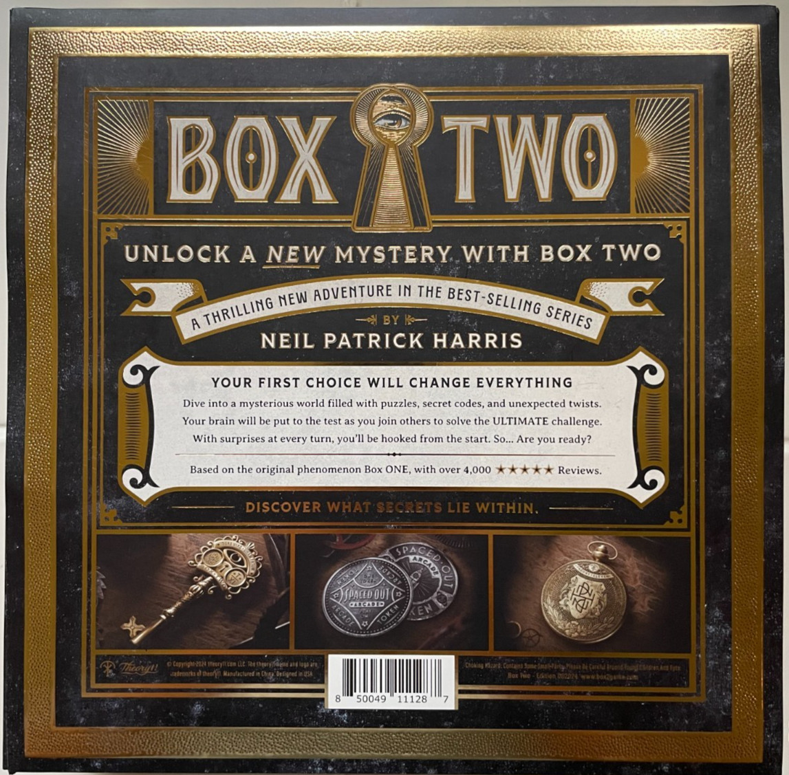 Neil Patrick Harris Presents BOX TWO – THEORY11 – Internal Seal intact