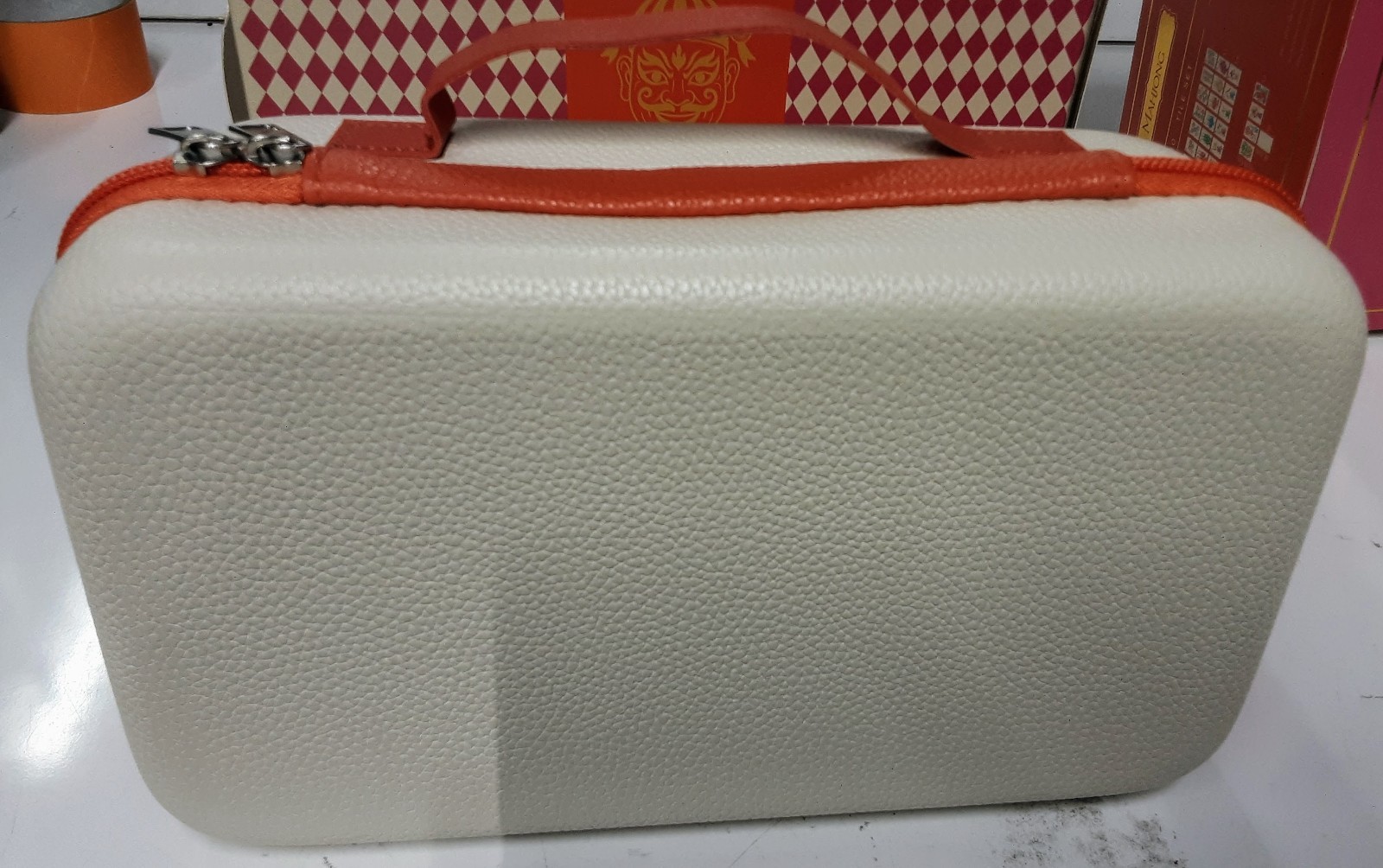 Maison Lude Mahjong Cirquejong Edition 160 Tiles Premium Leather Carrying Case