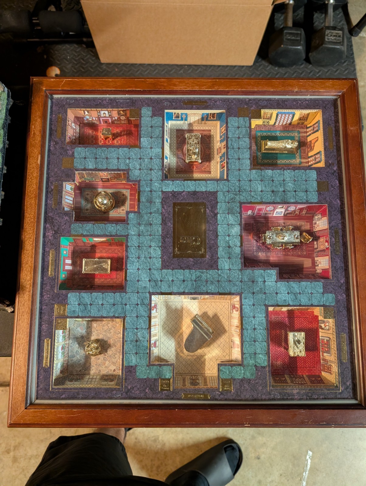 RARE CLUE Franklin Mint Deluxe Collectors Edition REAL GOLD PLATED (No Pieces)