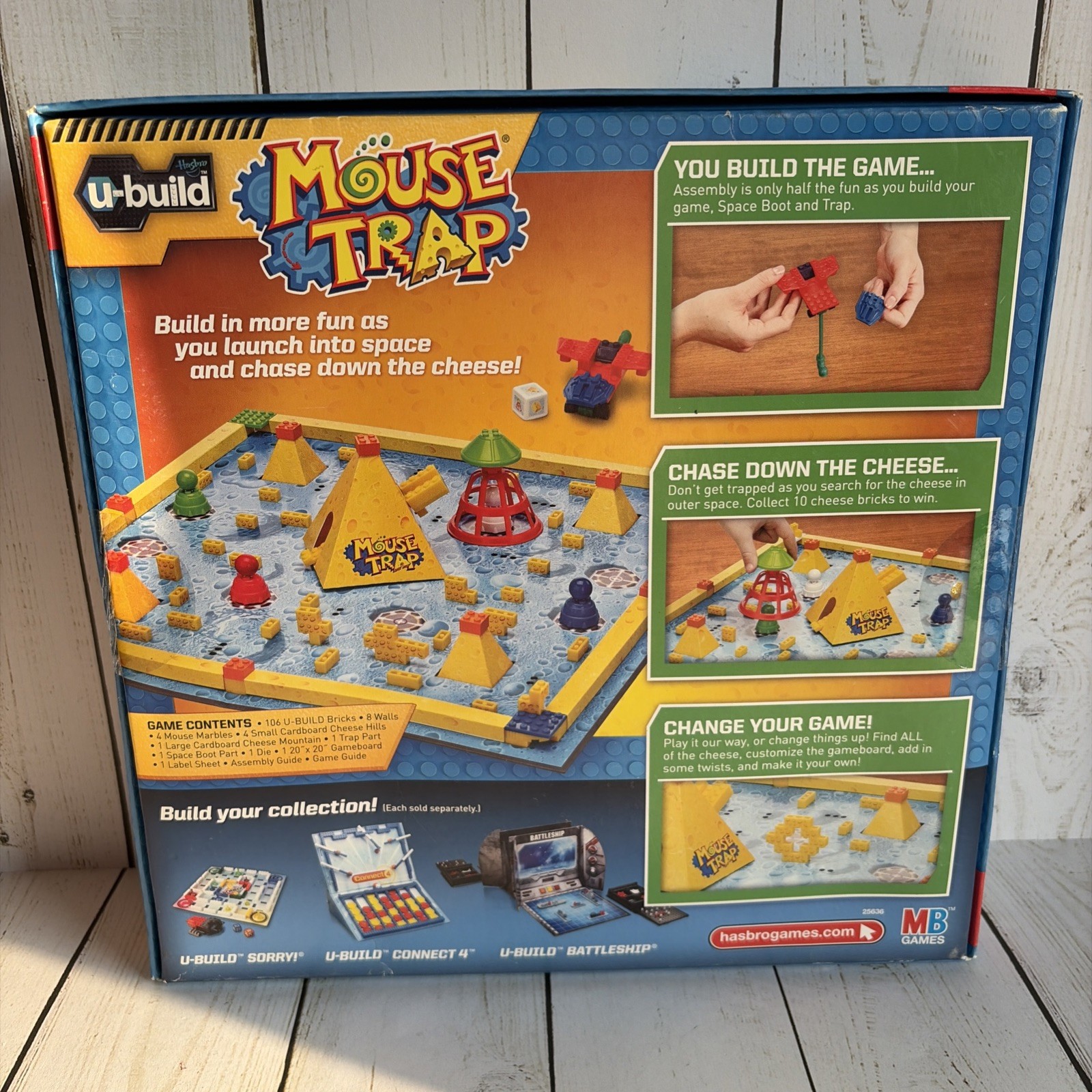 NEW Sealed Hasbro U-Build Mousetrap Mouse Trap Board Game Fun Kids 2-4 Player