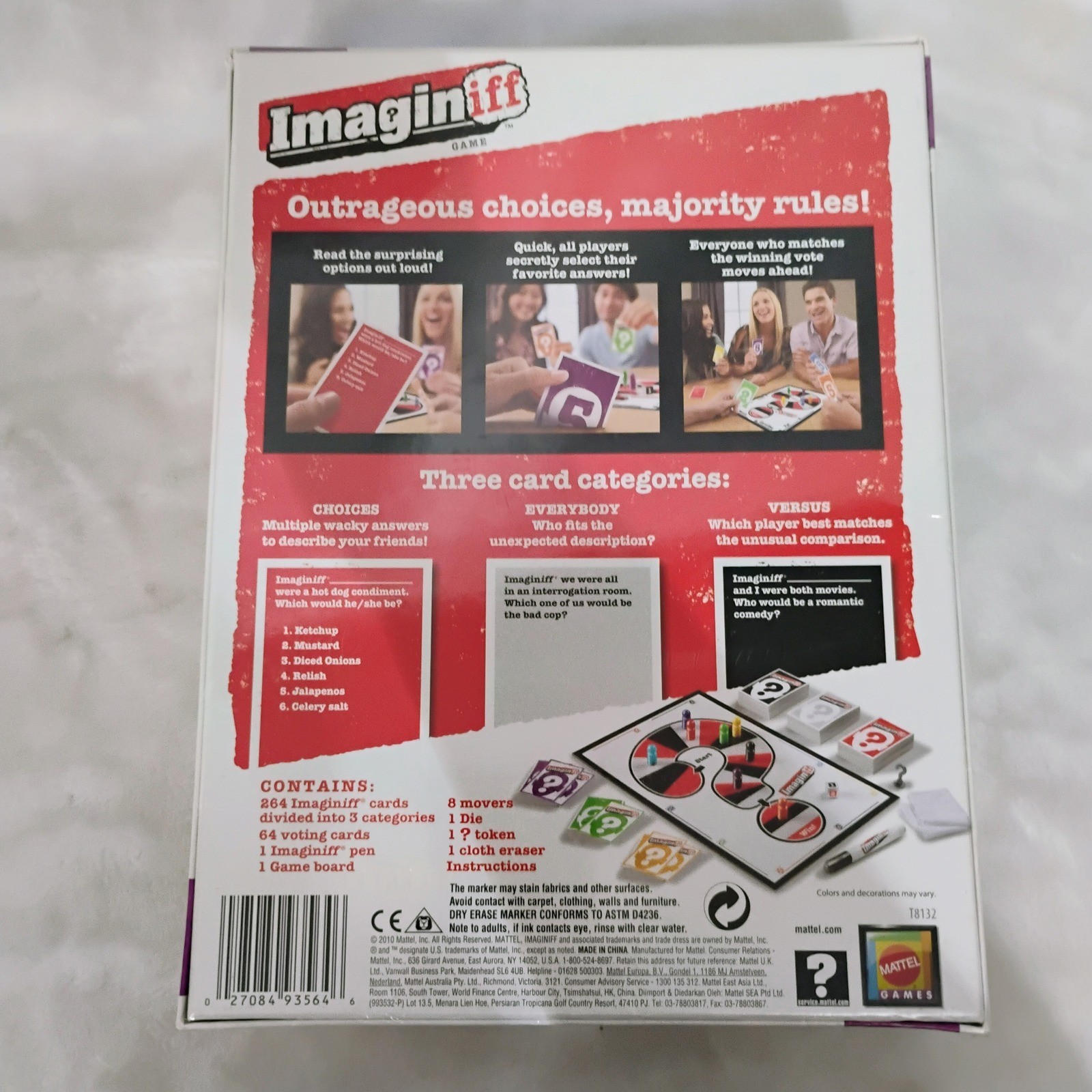 Mattel Imaginiff Party Board Game Ages 14+ 3-8 Players New & Sealed A