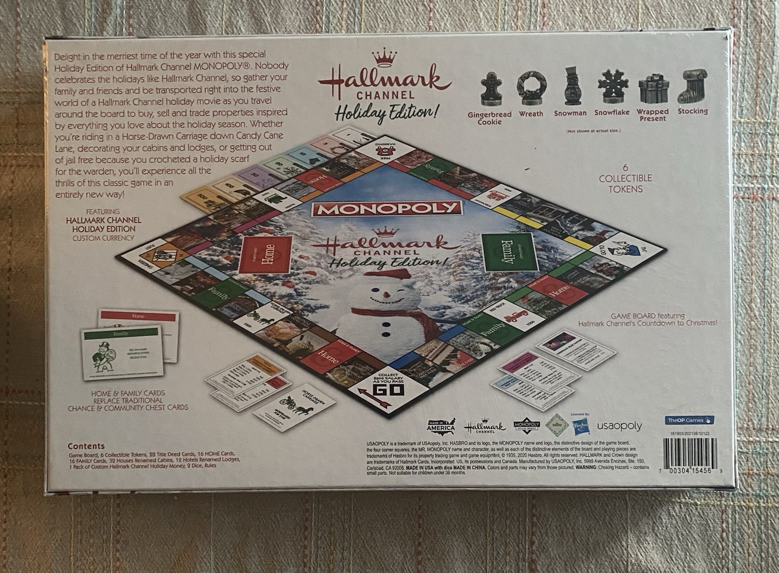 Monopoly Hallmark Channel Holiday Edition Board Game, New Sealed