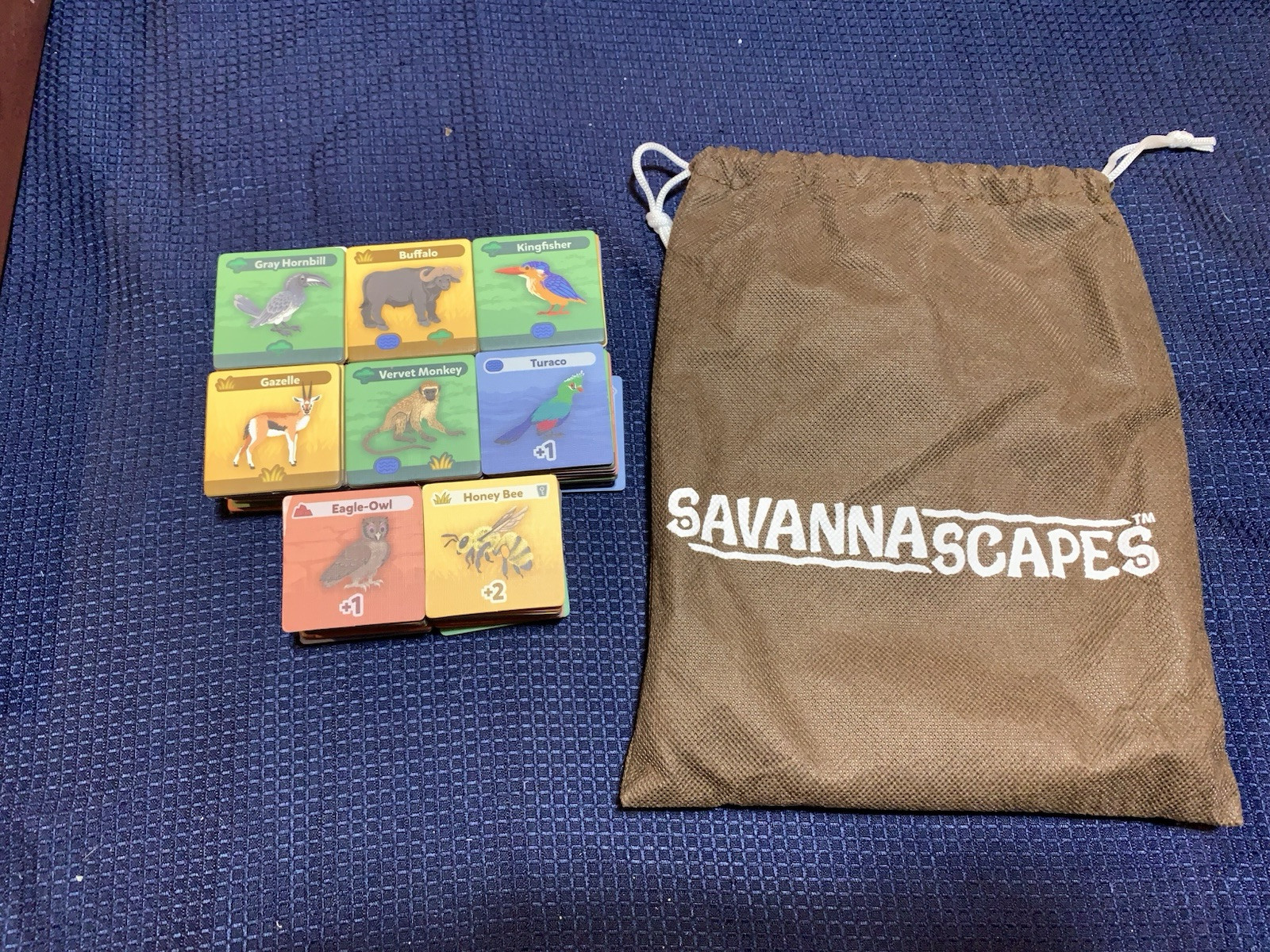 Simply Fun SavannaScapes Animal Boardgame EX/NM – Complete – Habitat and Ecology
