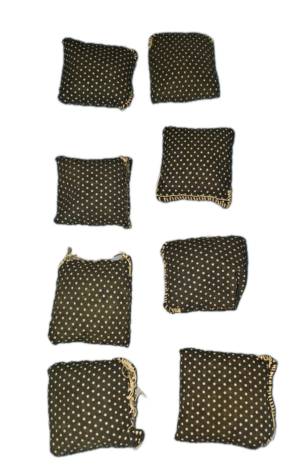 Original Ideal Toss Across 8 Blue Bean Bags Replacement Pieces Vtg Tic Tac Toe