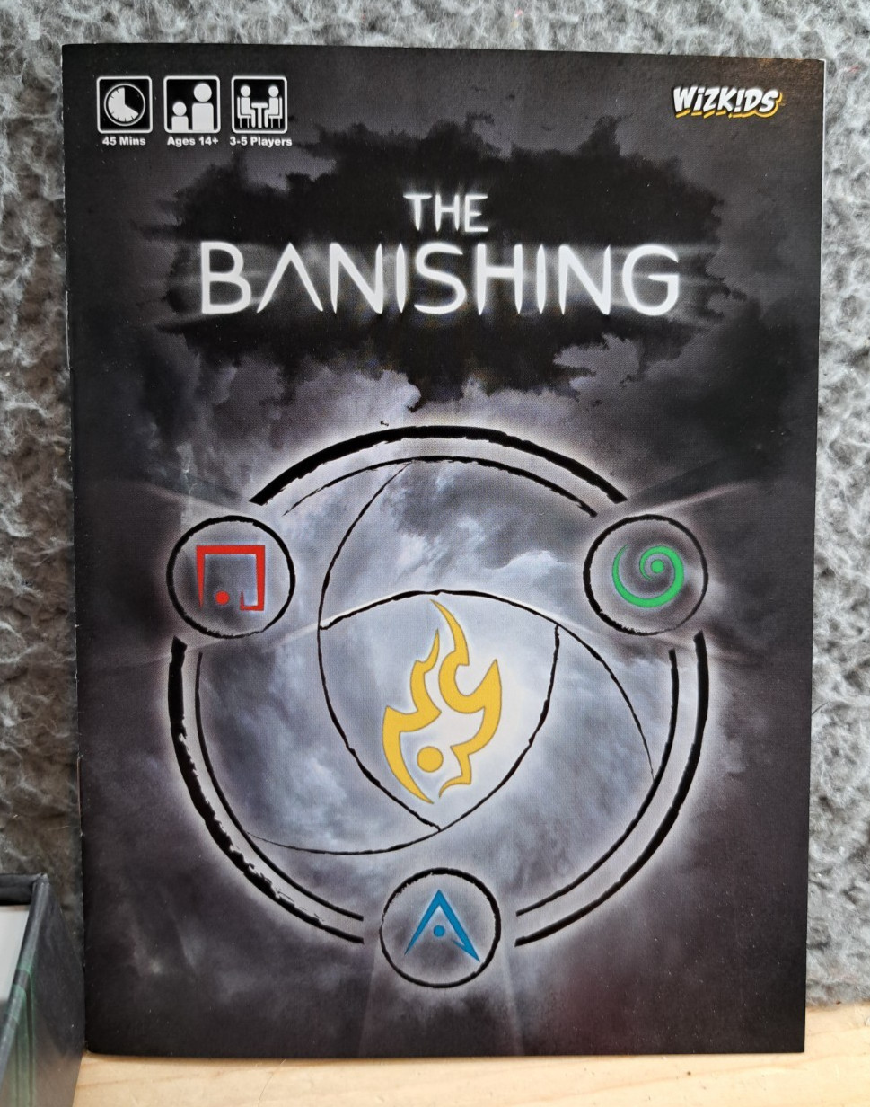The Banishing Card Game By Wizkids Sean Rumble RPG Style Co-op 2017 COMPLETE