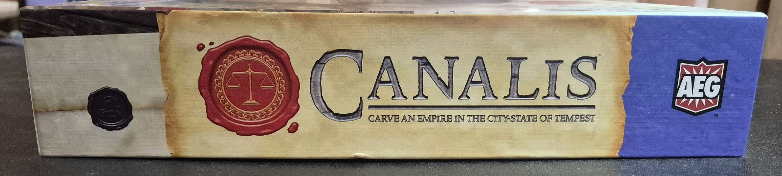 Canalis A Tempest Board Game 2013 Alderac Entertainment Group Open Excellent Cnd