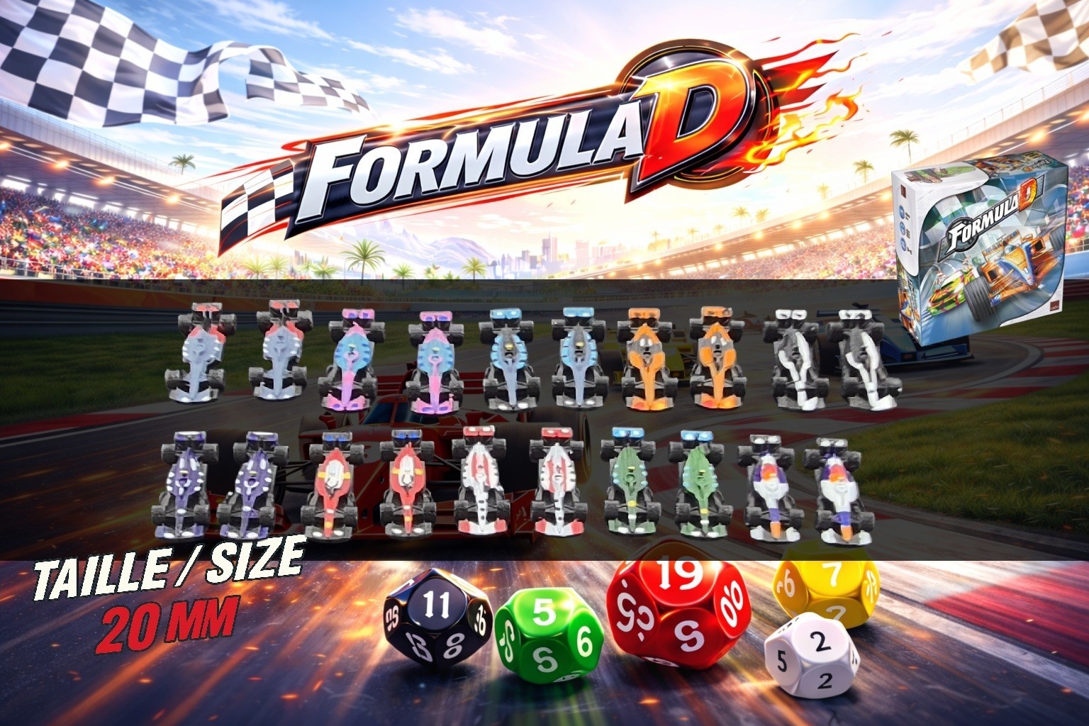 F1 Cars Set Formula D One 20 Miniature Cars Collection 2026