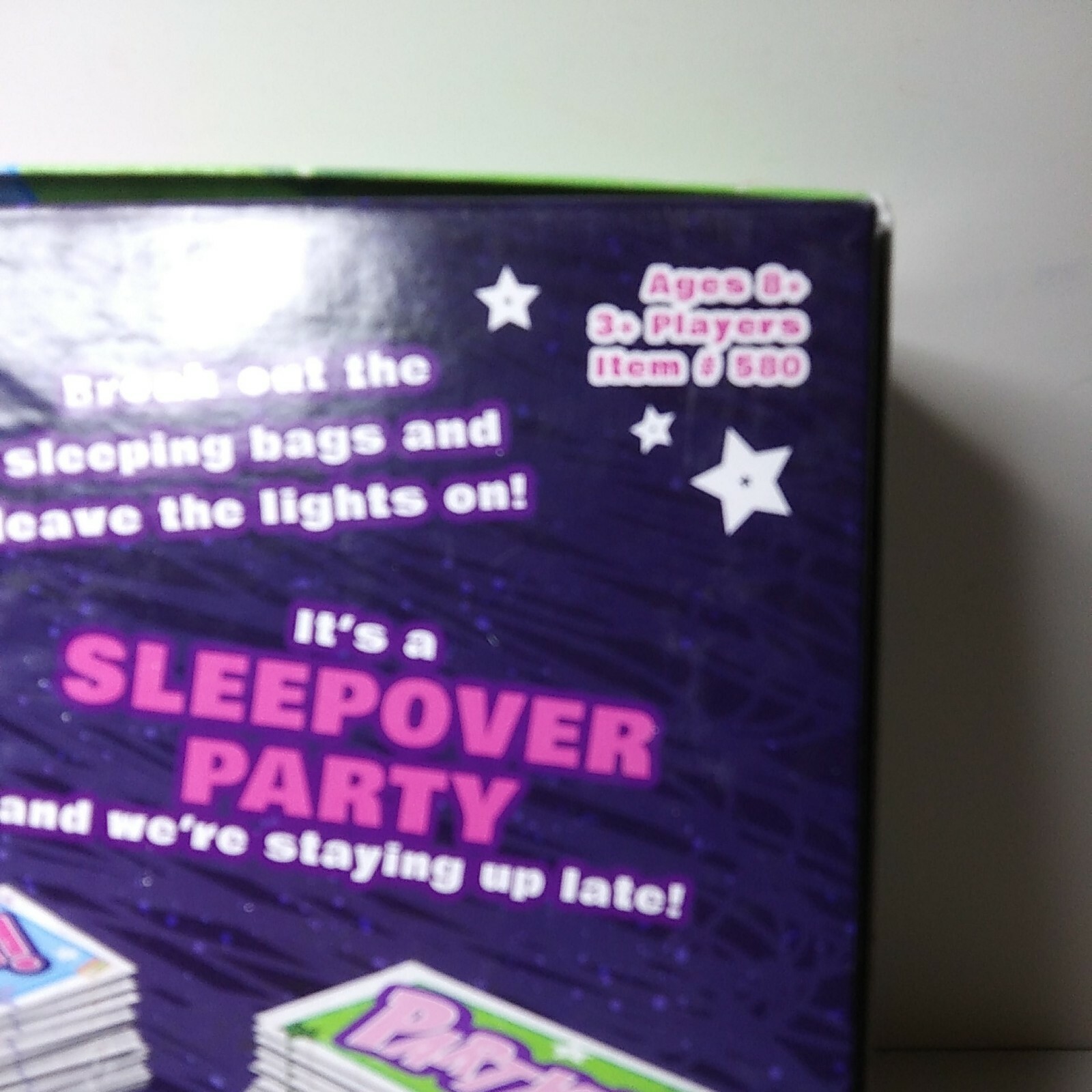 2014 Gigglicious Endless Games, ” Sleepover Party Game” Ages 8 + 3+ Players