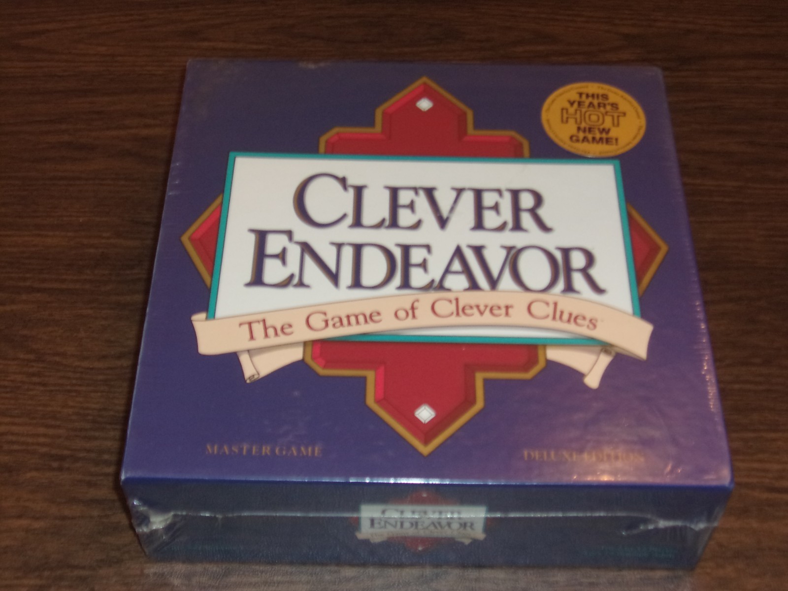 NIB 1989 Clever Endeavor The Game of Clever Clues Deluxe Edition Master Game