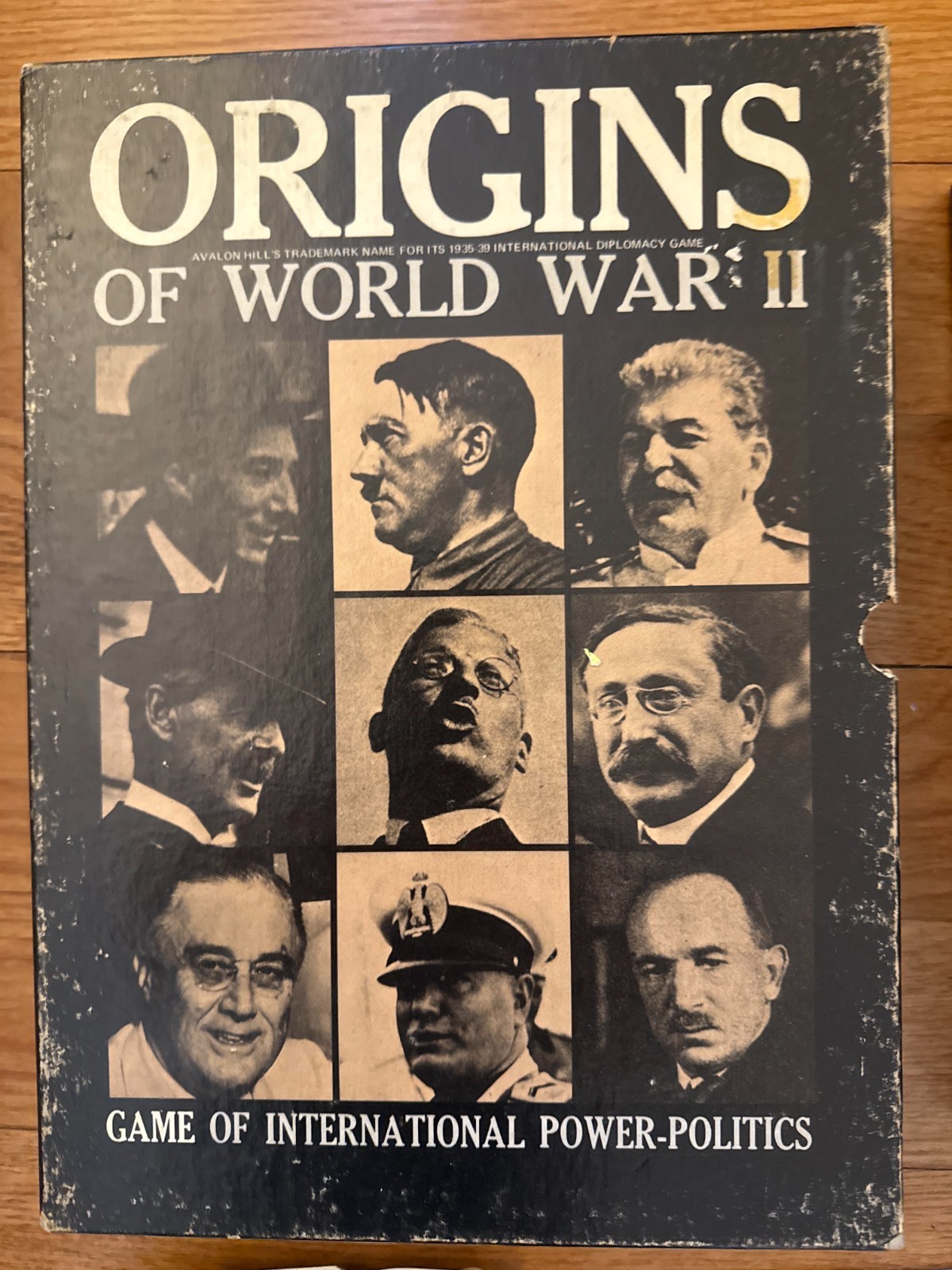 Avalon Hill Origins of World War II Game Punched, Complete Slipcase Ed.