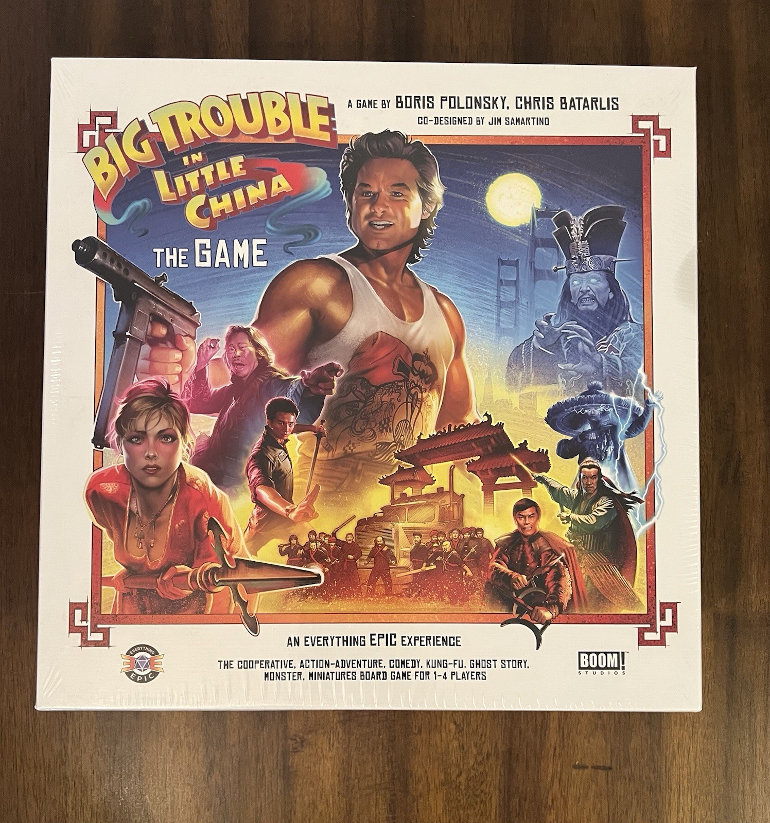 Big Trouble In Little China The Miniatures Board Game Everything Epic Games NEW