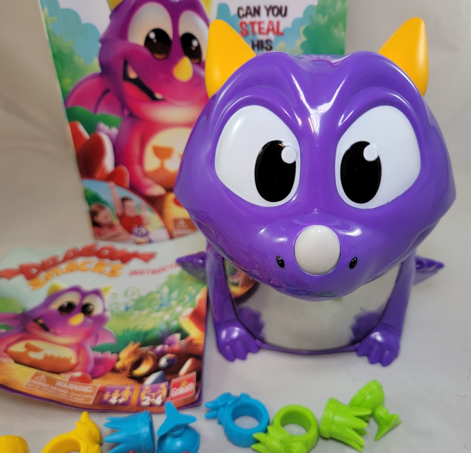Dragon Snacks Game Electronic Works Includes 12 Playing Pieces Missing Wings