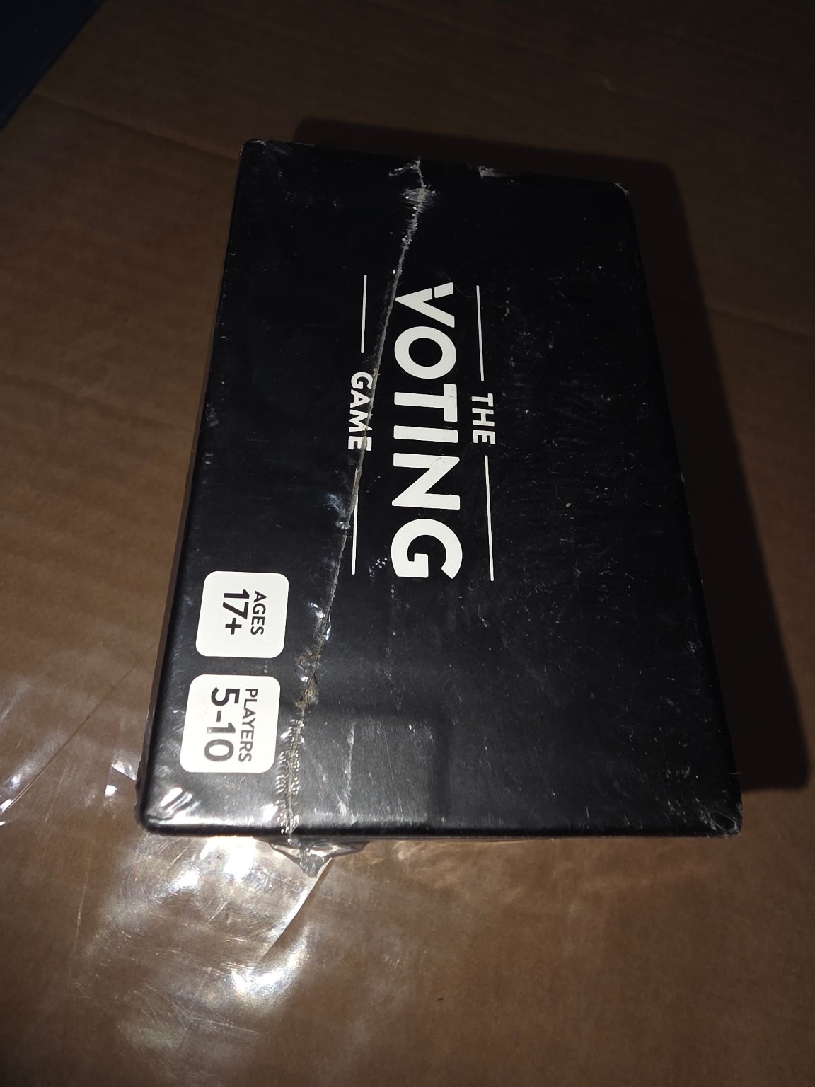 The Voting Game Player Ten Adult Party Board Game 5-10 Players Ages 17+ Sealed
