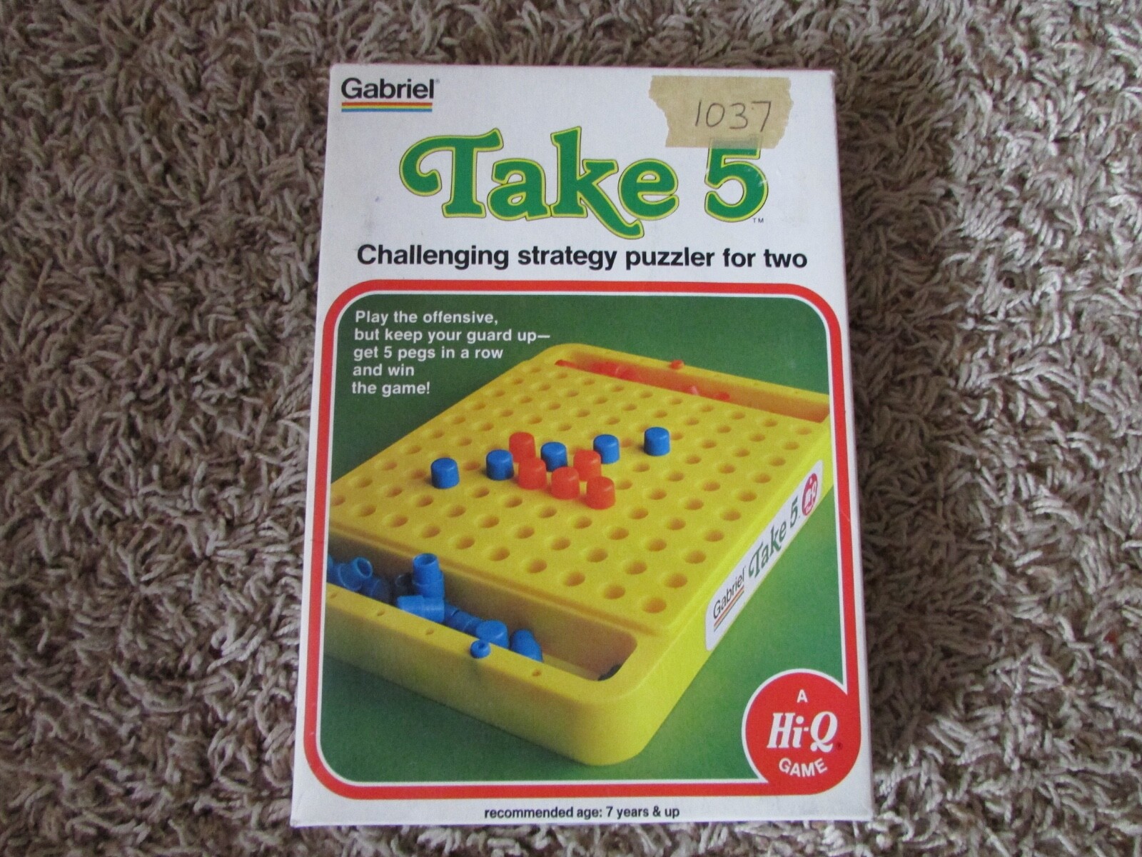 TAKE 5 Board Game 1977 Gabriel Strategy VINTAGE