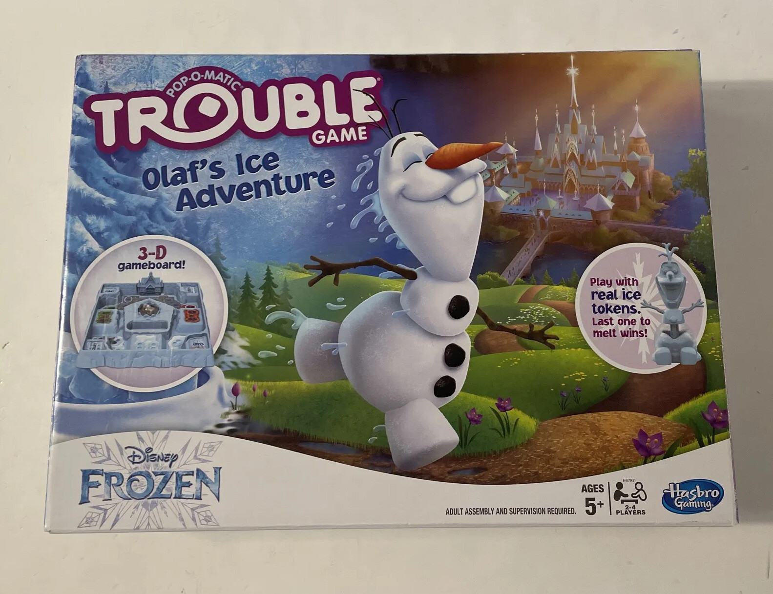 Trouble Game – Disney/Frozen Olaf’s Ice Adventure by Hasbro – 2018 Ed – Ages 5+