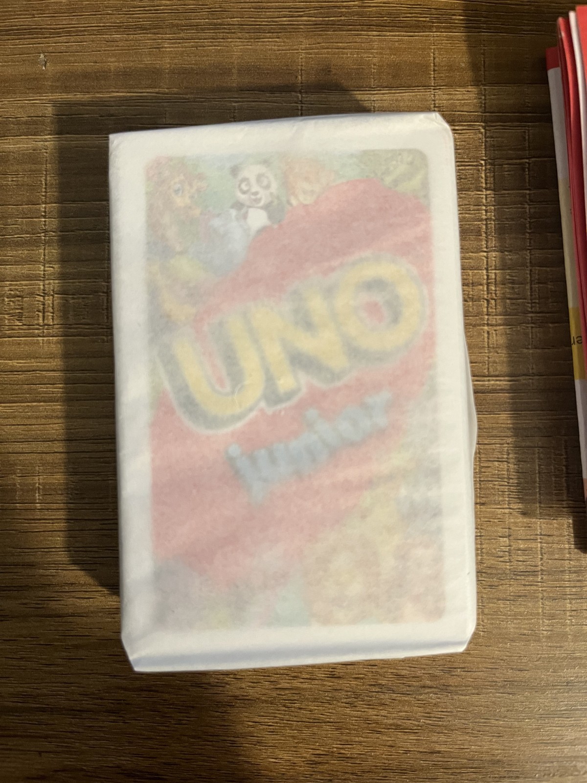 UNO NEW SEALED Junior Card Game 56 Cards Gift Kids 3 Years Old & Up, 2 players