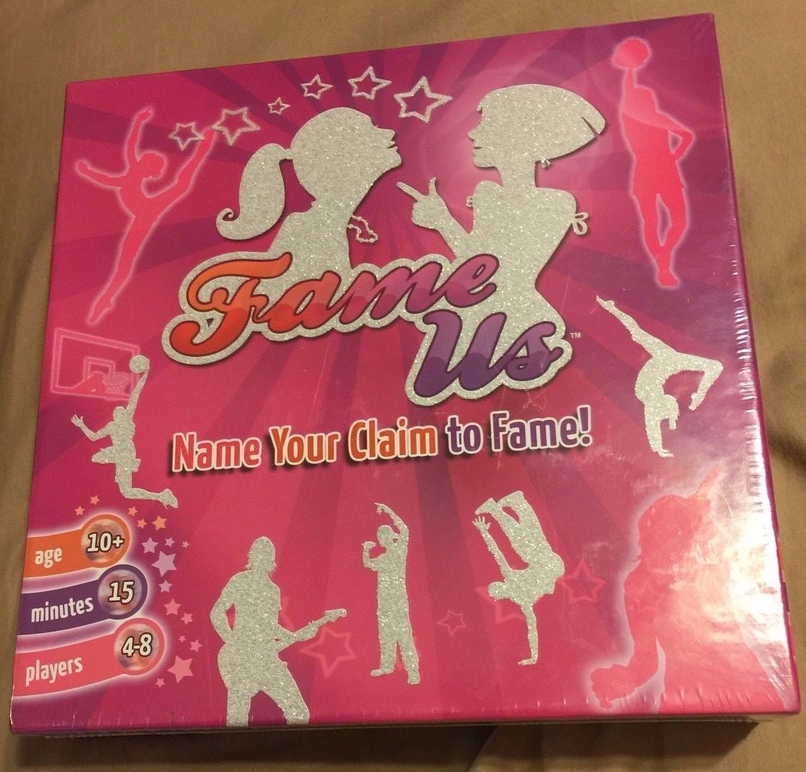 New & Sealed FAME US Name Your Claim to Fame! Family Game Night Card BOARDGAME