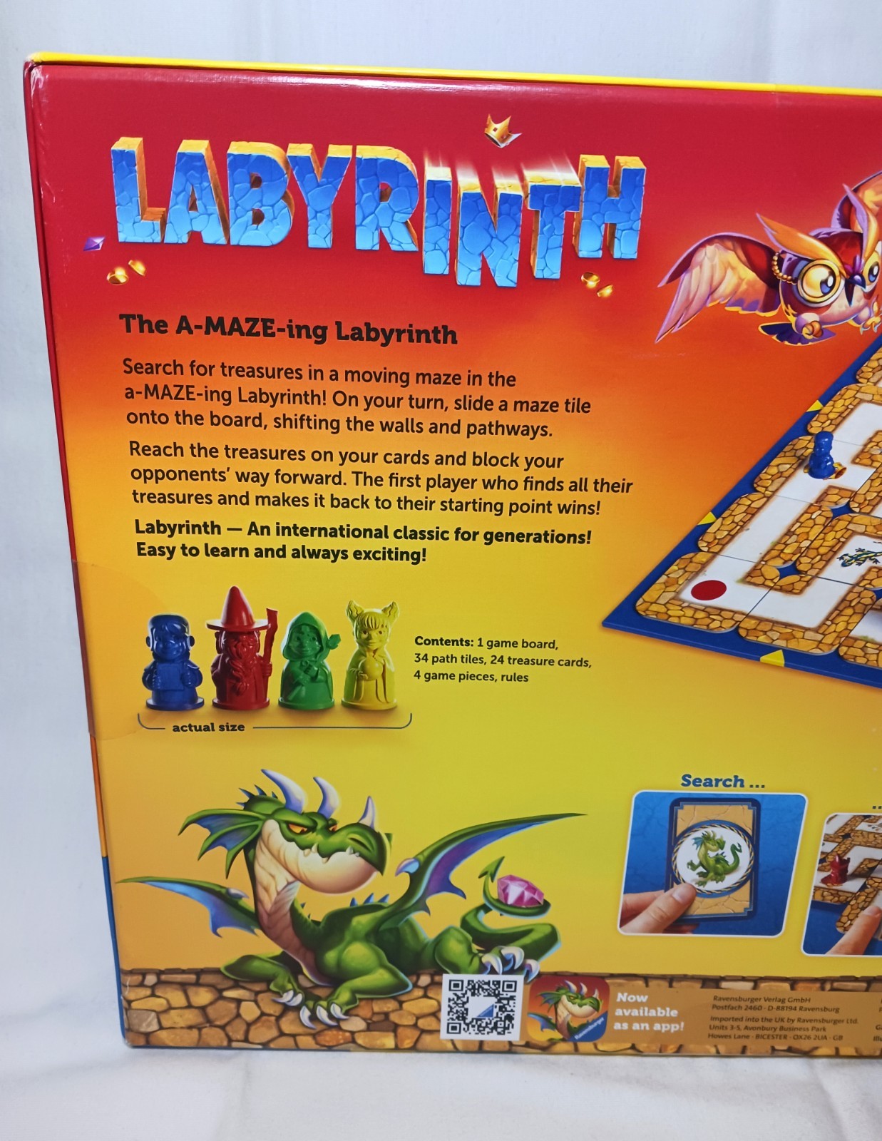 2007 NEW & SEALED Labyrinth Board Game Ravensburger Moving Maze Max J. Kobbert