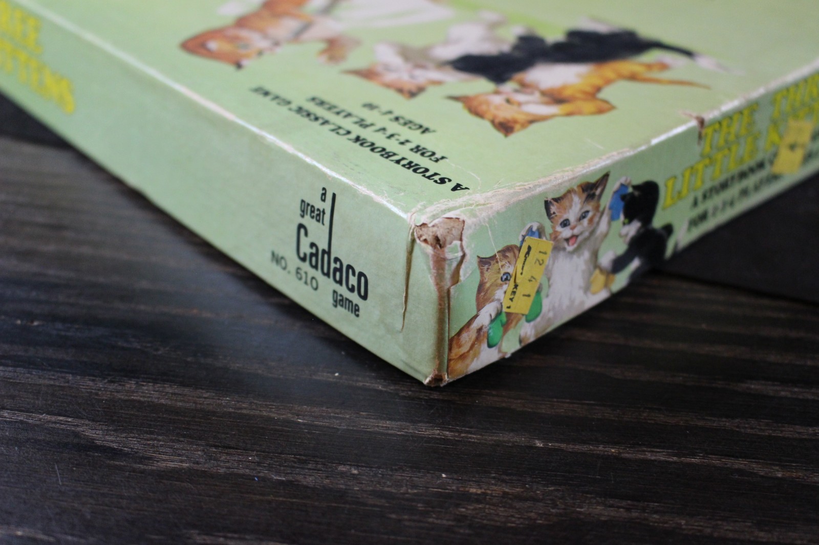 Vintage Board Game – Three Little Kittens Game – Complete – Cadaco – Ages 4-10