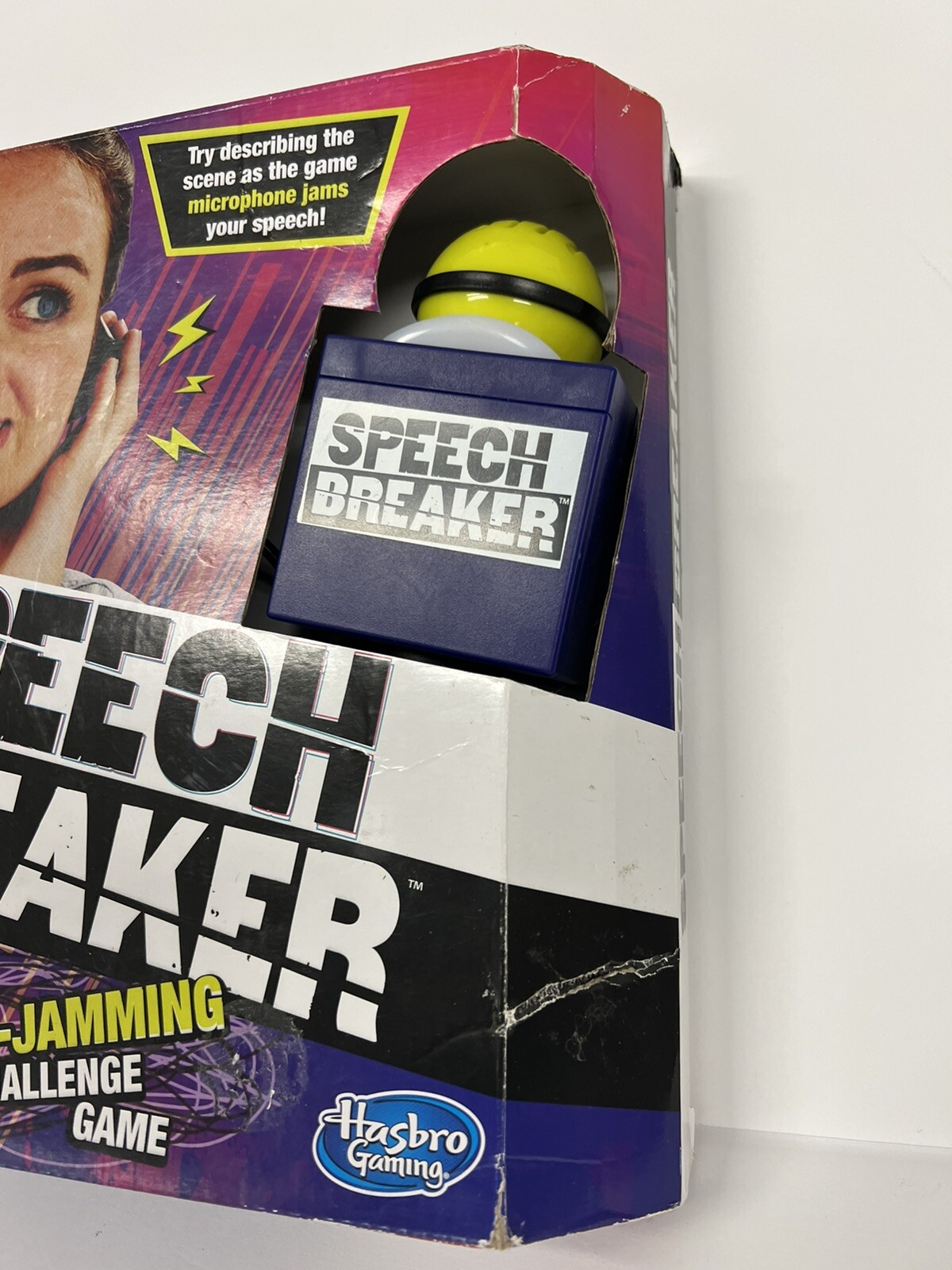 Hasbro Speech Breaker Party Family Game 14+ Years New-read Disc.