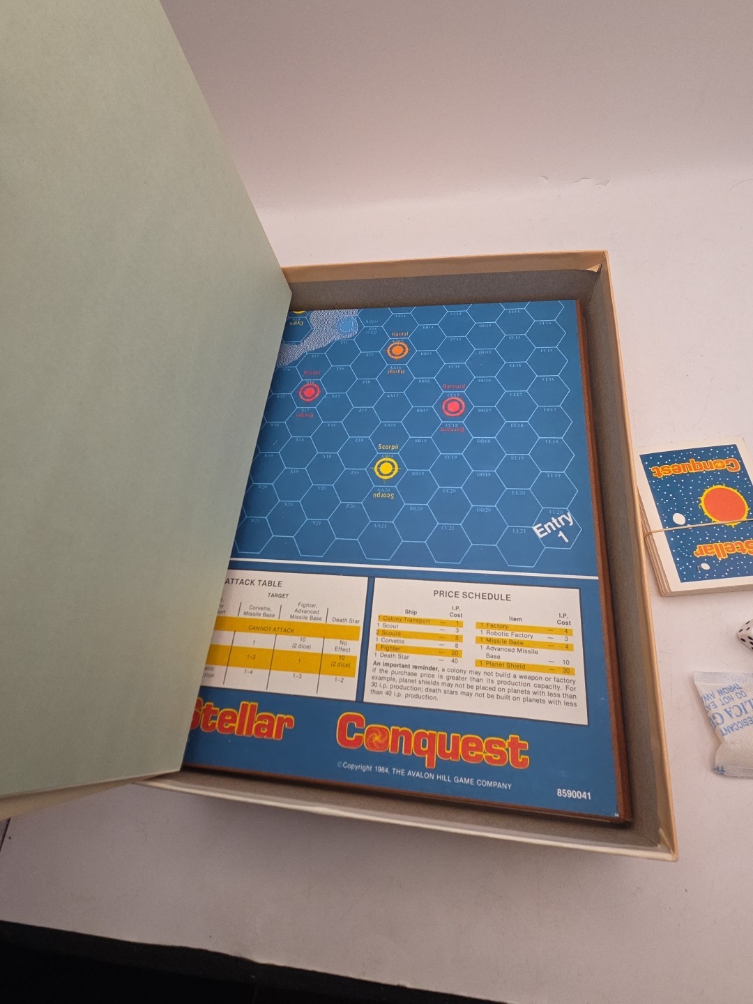 Stellar Conquest – Vintage, Rare, Avalon Hill Board Game (Excellent Condition)