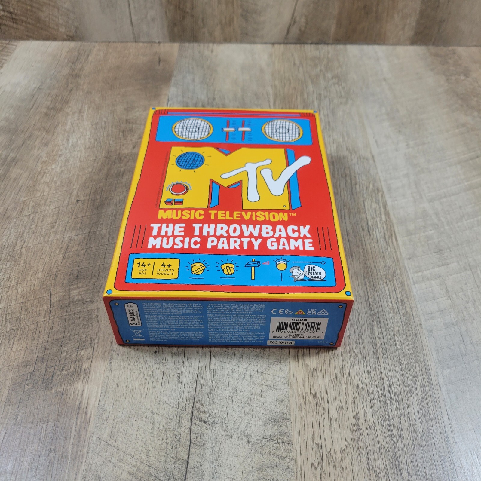 MTV Game, The Music Throwback Party Quiz Board Game, for Adults and Teens NEW