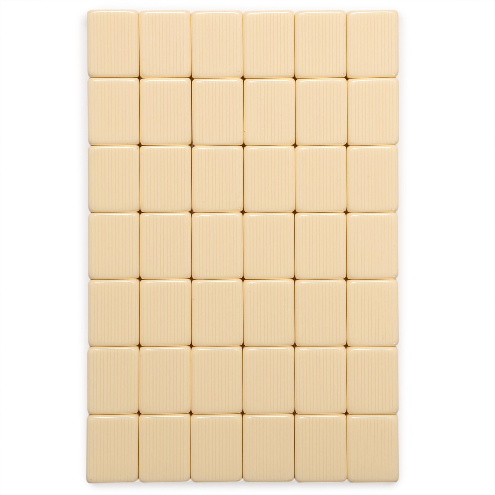 Yellow Mountain Imports American Mahjong Set, Ivory Stripes” – 166 Tiles with Be
