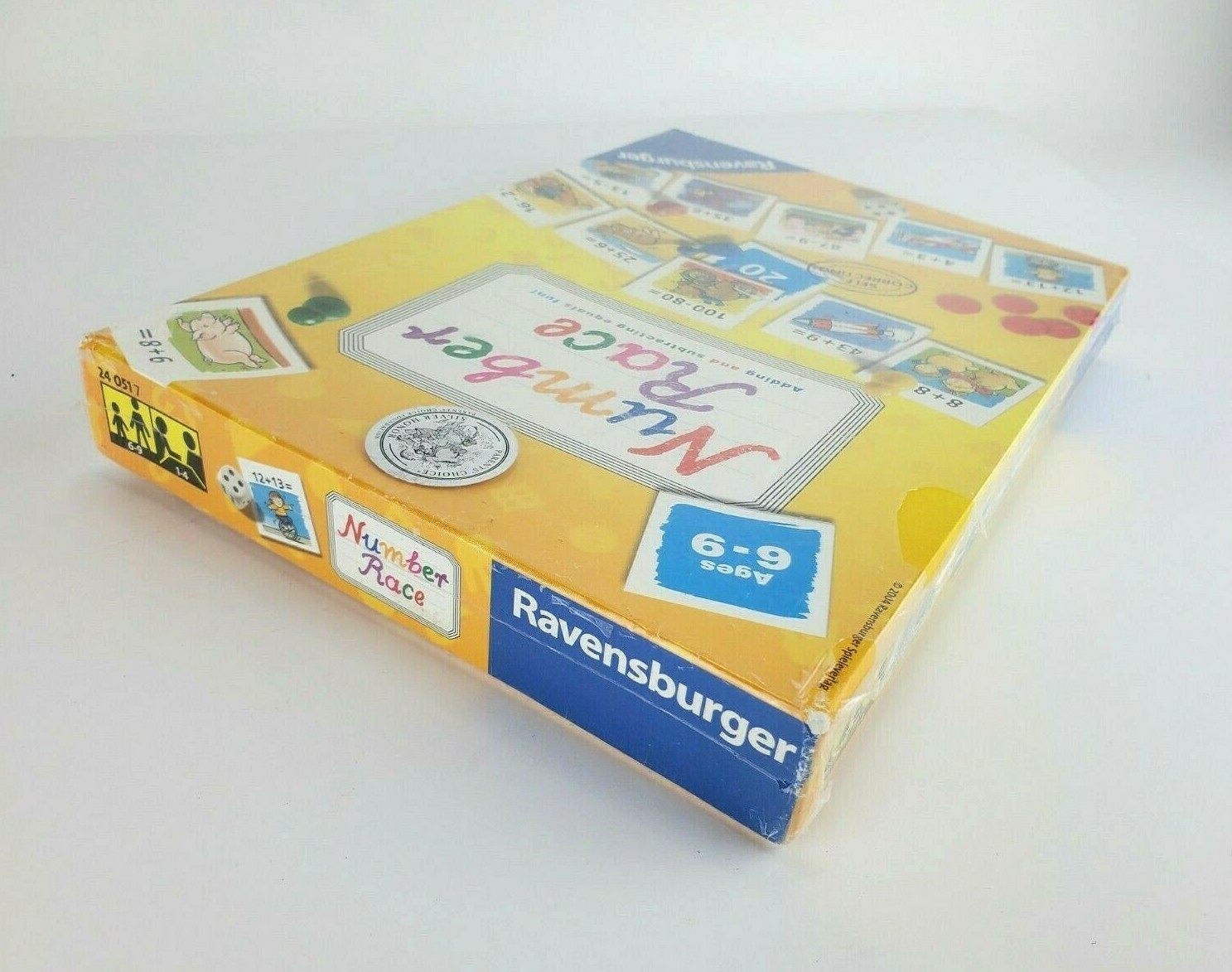 Ravensburger Self Correcting Number Race Game Addition & Subtraction Ages 6-9