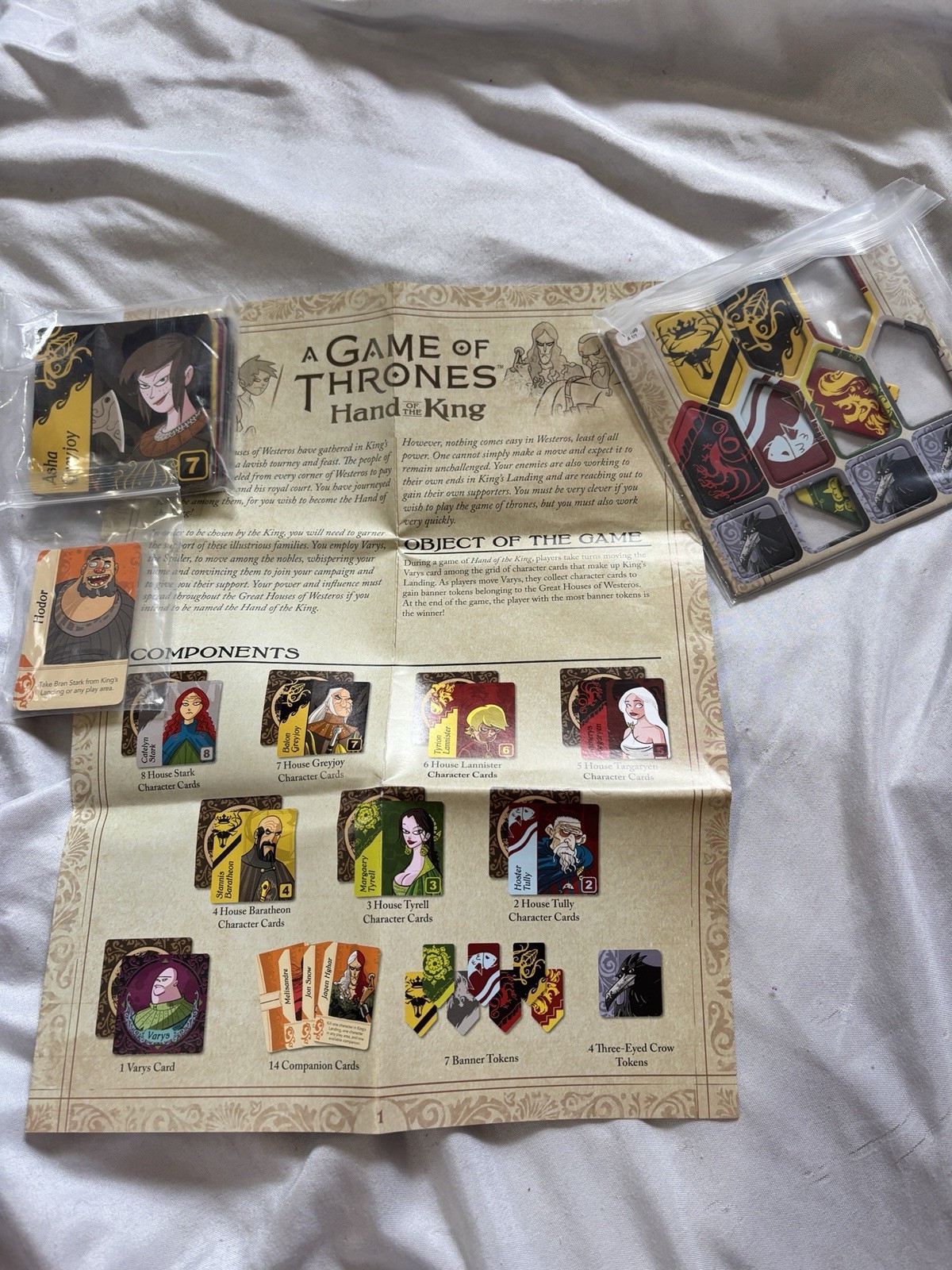 A Game of Thrones – Hand of the King -Whimsical Game of Wits Bruno Cathala 2016