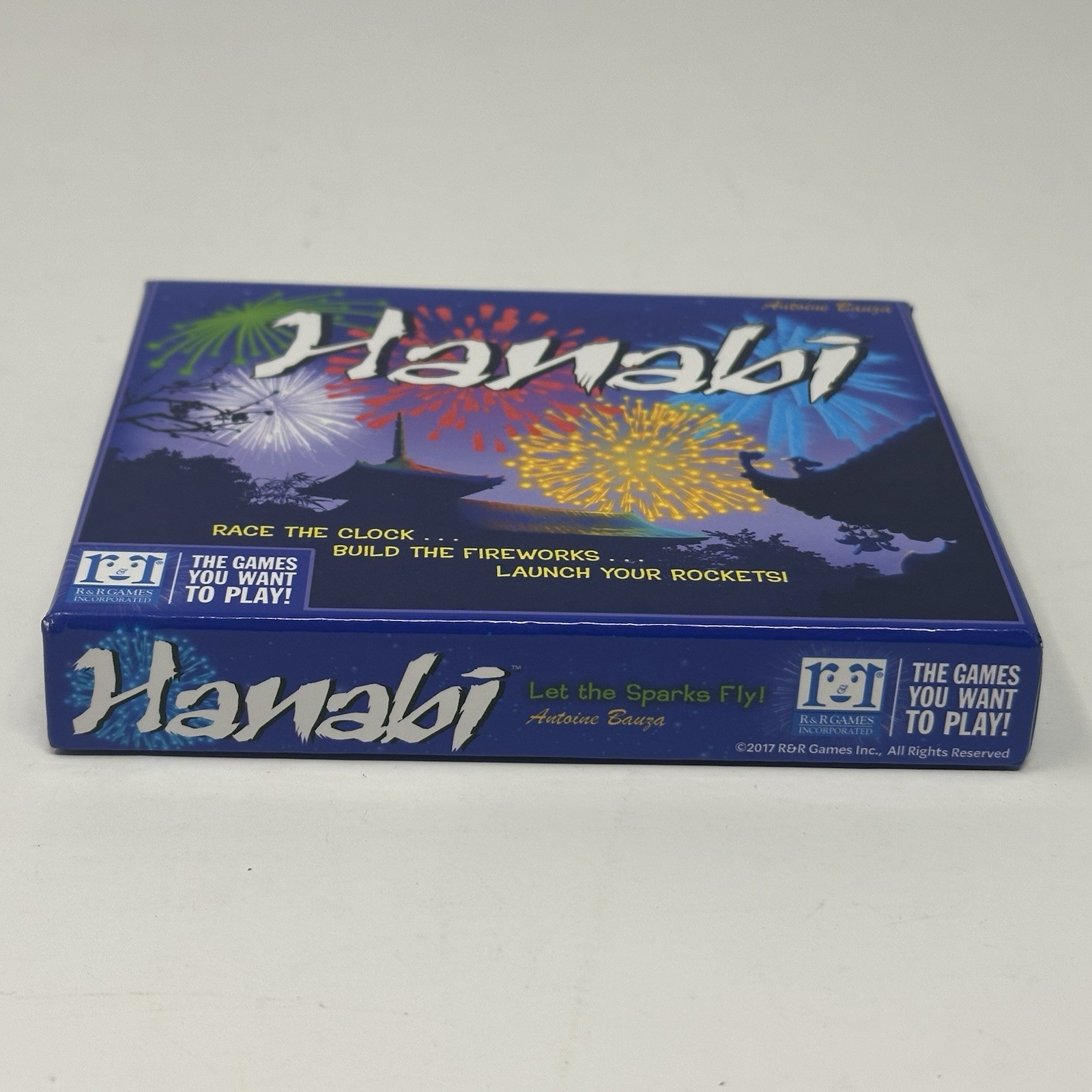 Hanabi 2017 Fireworks Card Game Antoine Banza R&R Games Unused & Complete