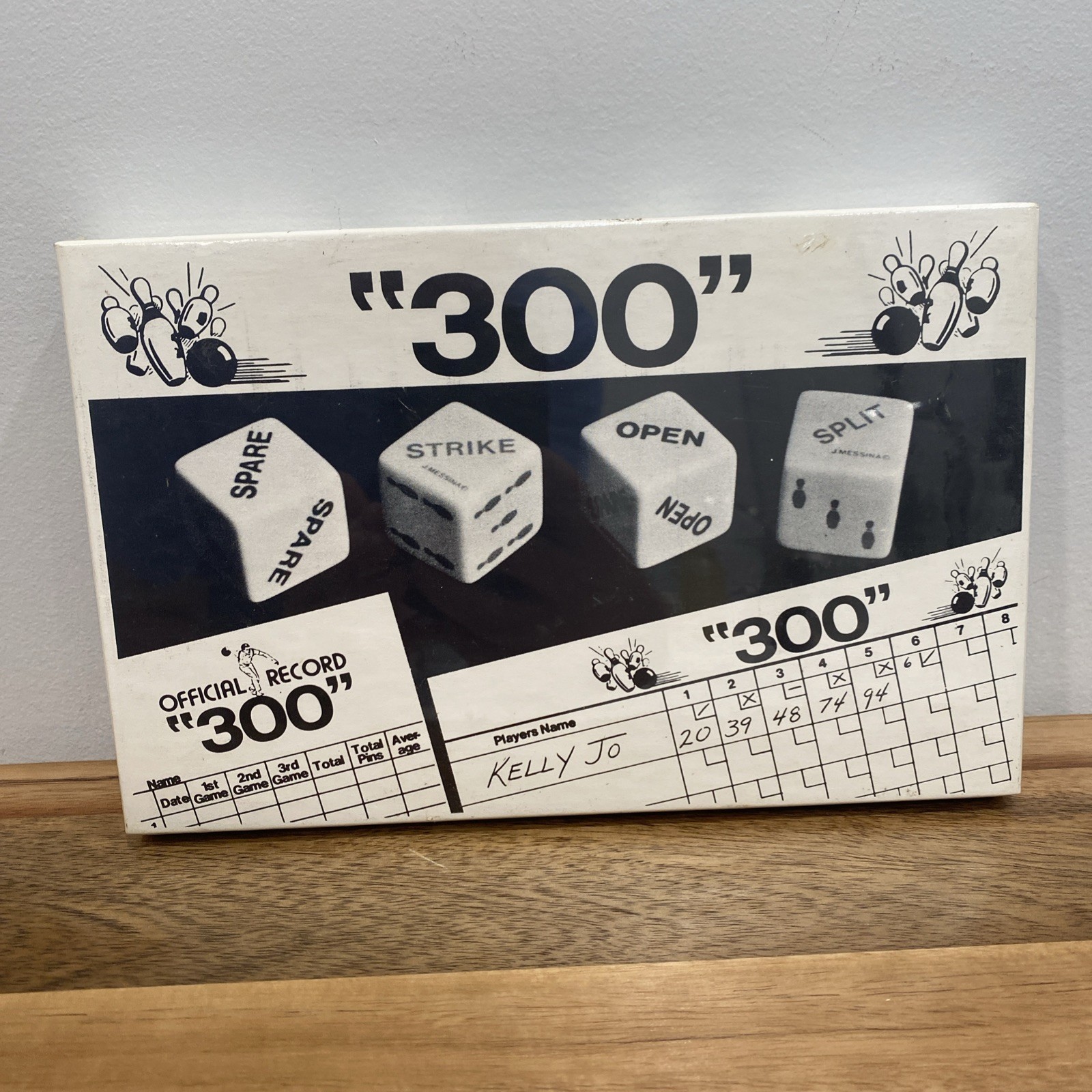 RARE & Vintage “300” Bowling Dice Game by Messina – 1979 Edition – New SEALED