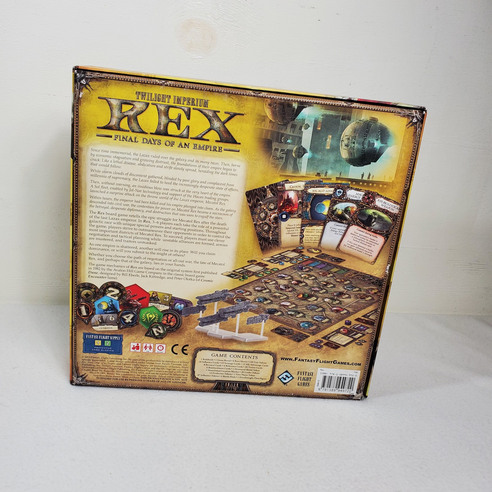 Twilight Imperium Rex Final Days of an Empire Board Game Complete Fantasy Flight