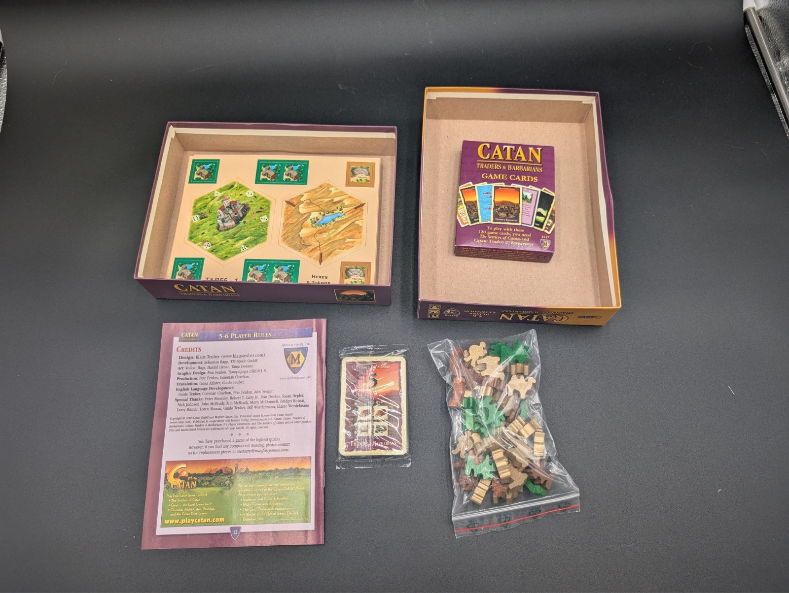 Settlers of Catan Traders & Barbarians 2008 Game Expansion 3067