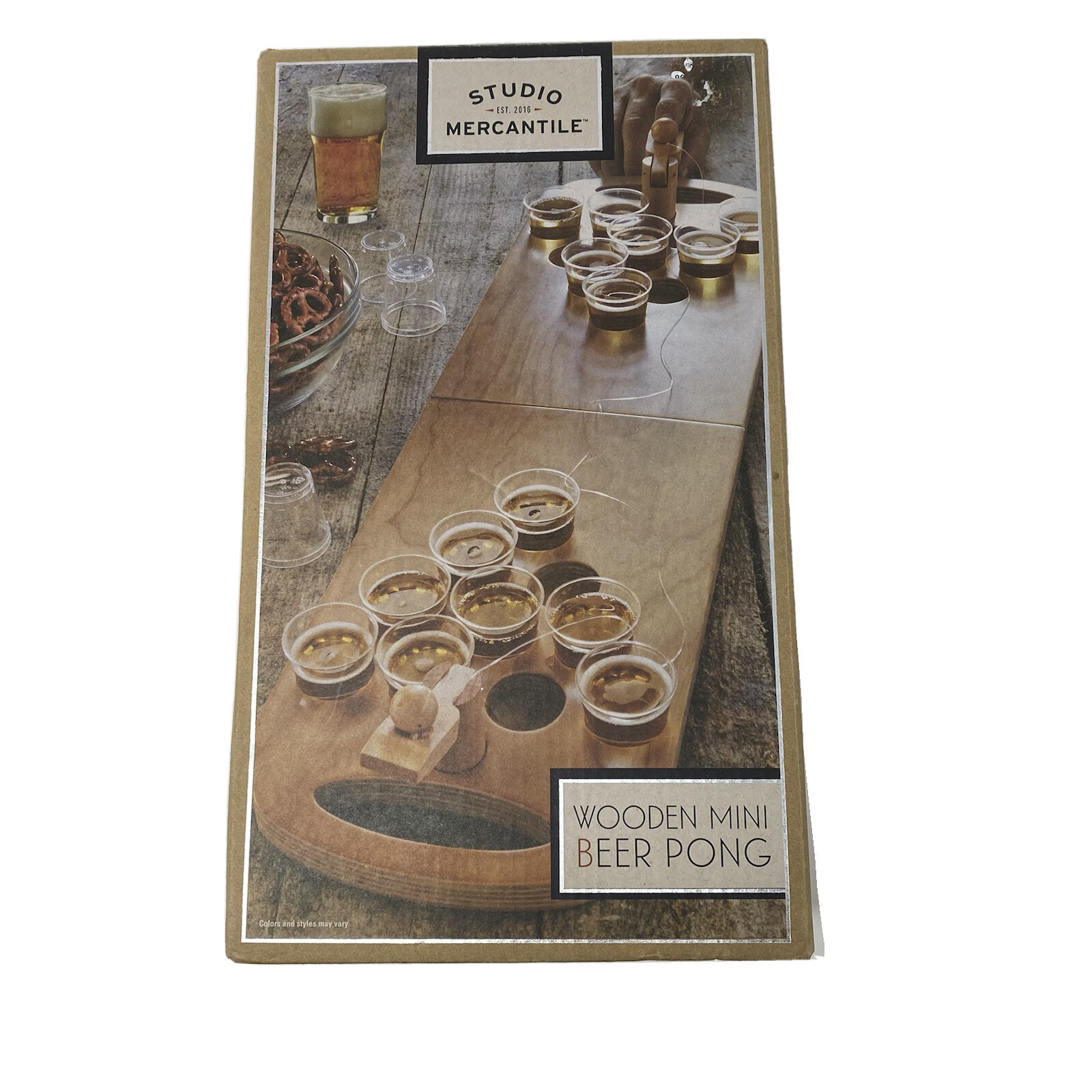 Studio Mercantile Wooden Mini Beer Pong
