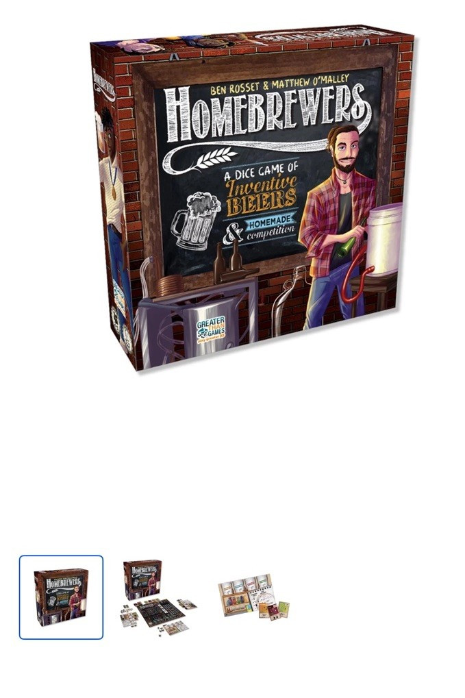 Greater Than Games Homebrewers Dice Game Beer Theme Complete Boxed Set