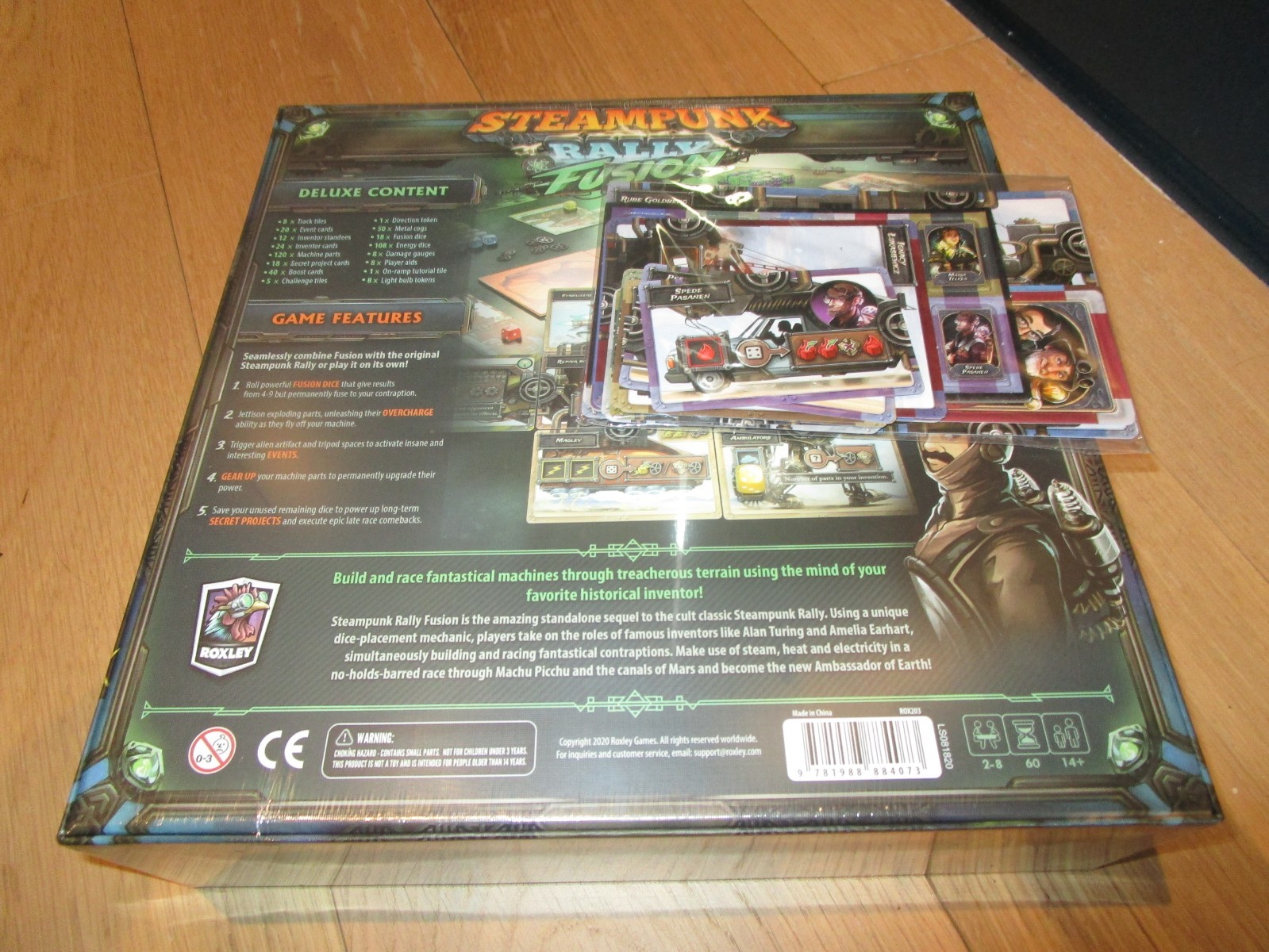 NEW Sealed Steampunk Rally Fusion Board Game 2020 Promo Pack Kickstarter Roxley