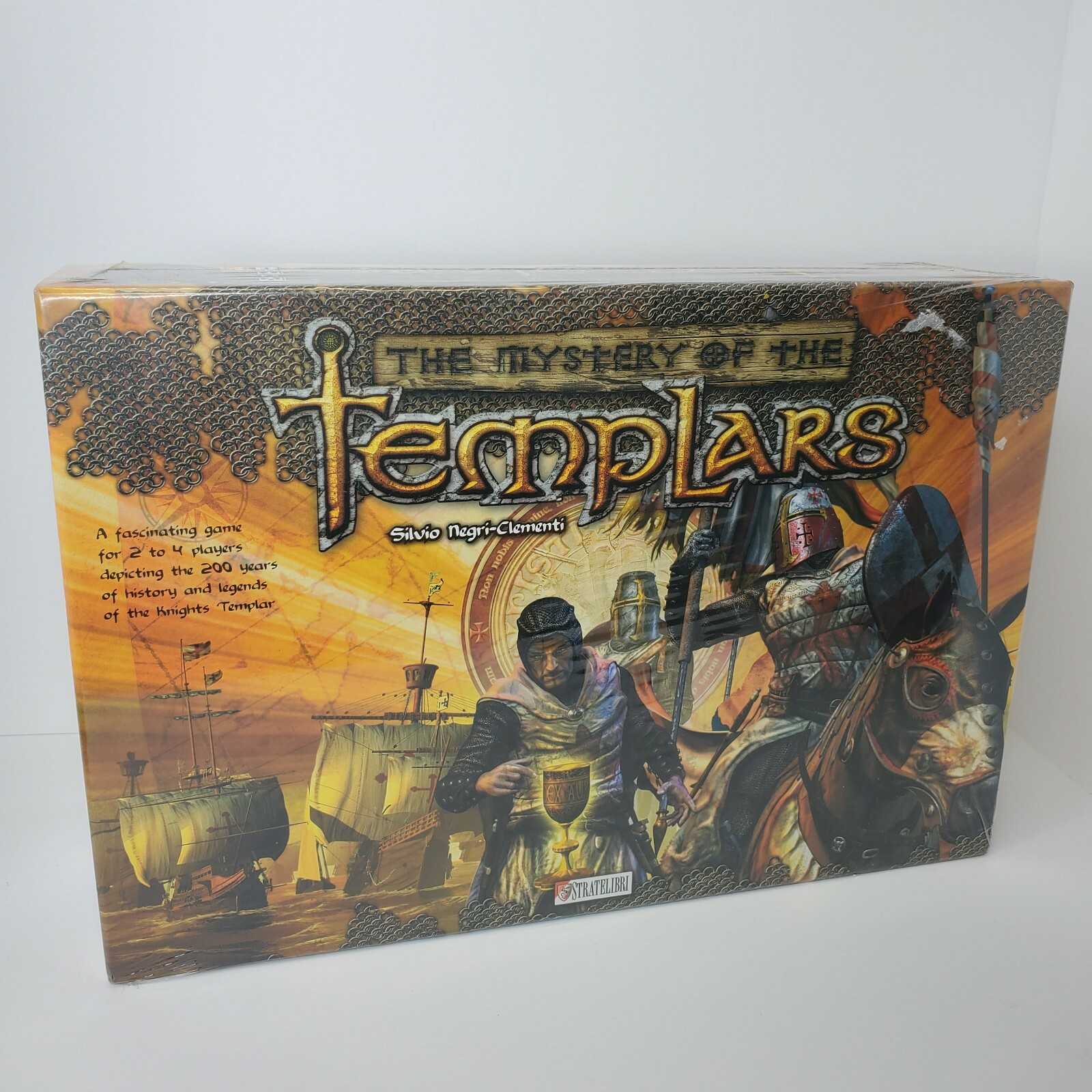 Stratelibri The Mystery of the Templars Historical Strategy Board Game RPG New!