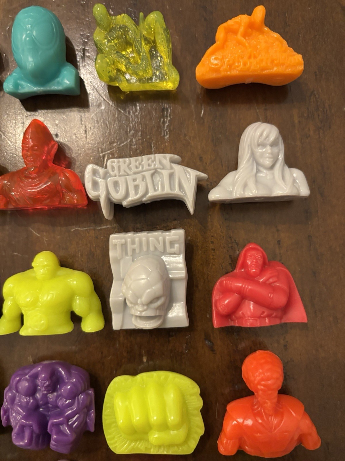 100% Complete SET Gogos Crazy Bones MARVEL HEROES Spiderman Hulk X Men Figures