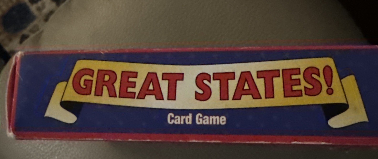 Great States Card Game, with Map