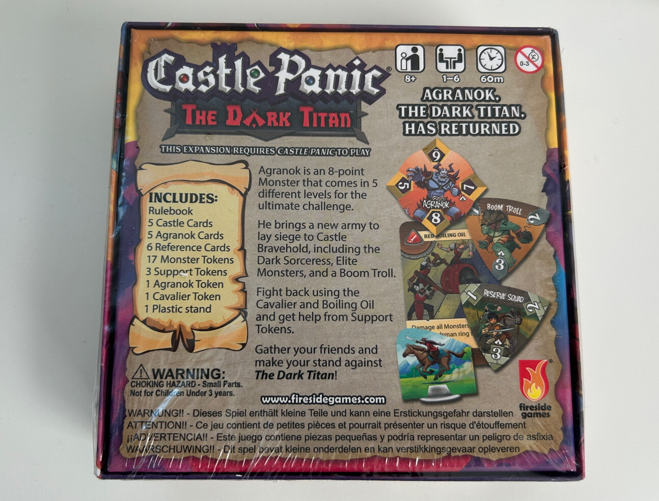 Castle Panic The Dark Titan Second 2nd Edition New Sealed Expansion
