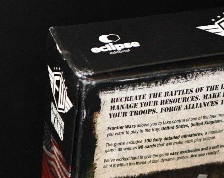 Frontier Wars: Board Game (Kickstarter) W/ France/Japan & Solo Mode Vg (BoxDmg)