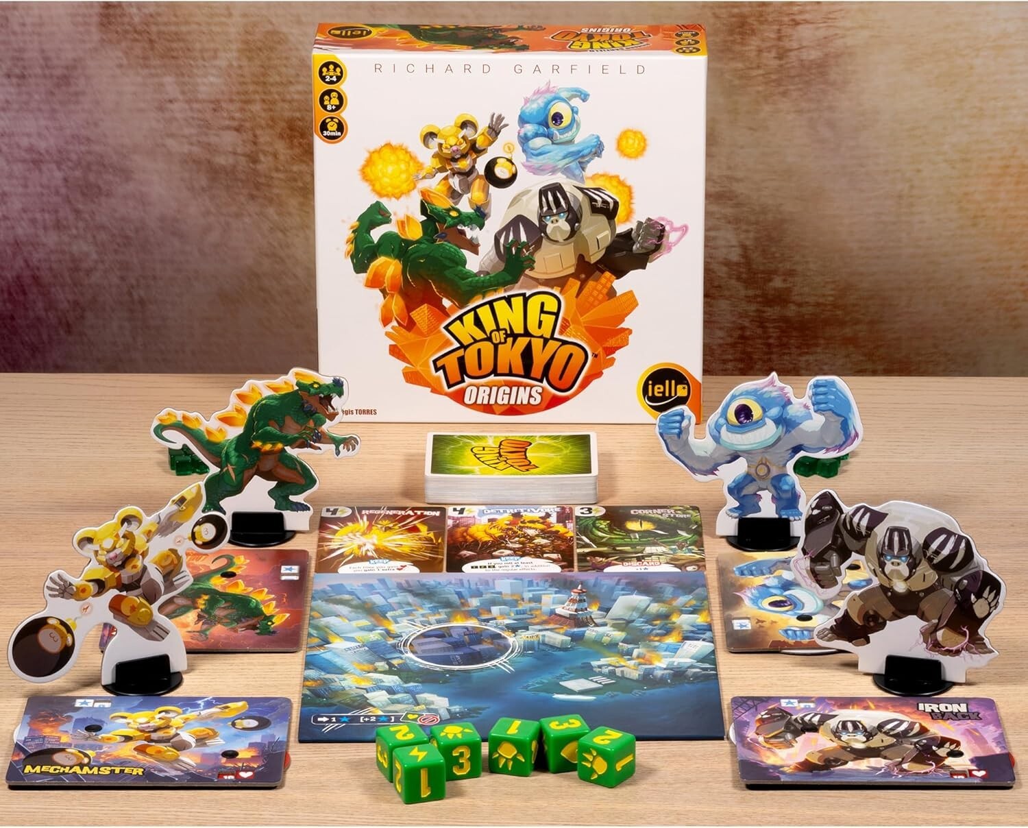 Origins King Of Tokyo Board Game Iello Games New Monsters Intro Simplified 70183