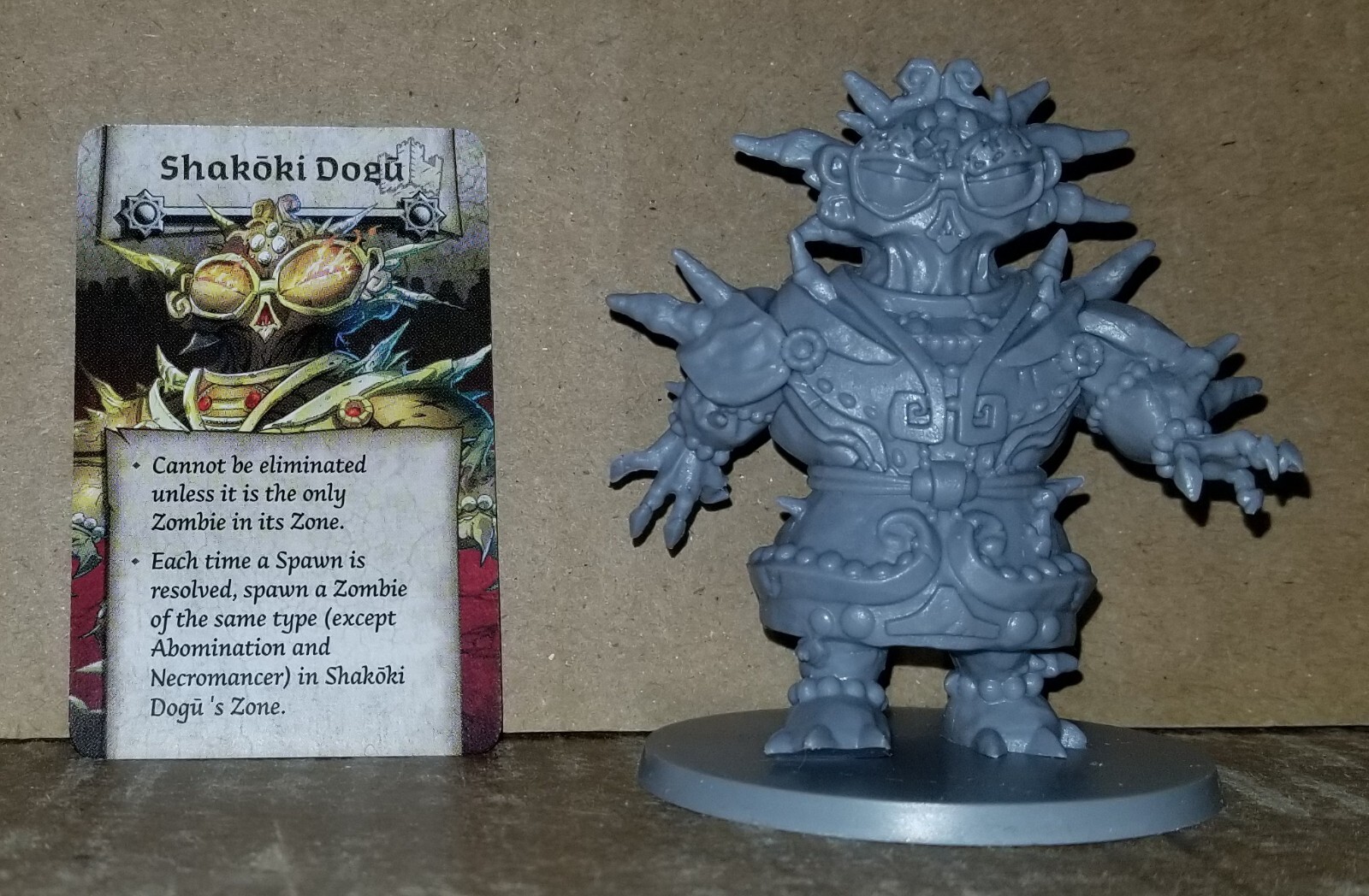 Zombicide White Death SHAKOKI DOGU Abomination Kickstarter Exclusive Promo