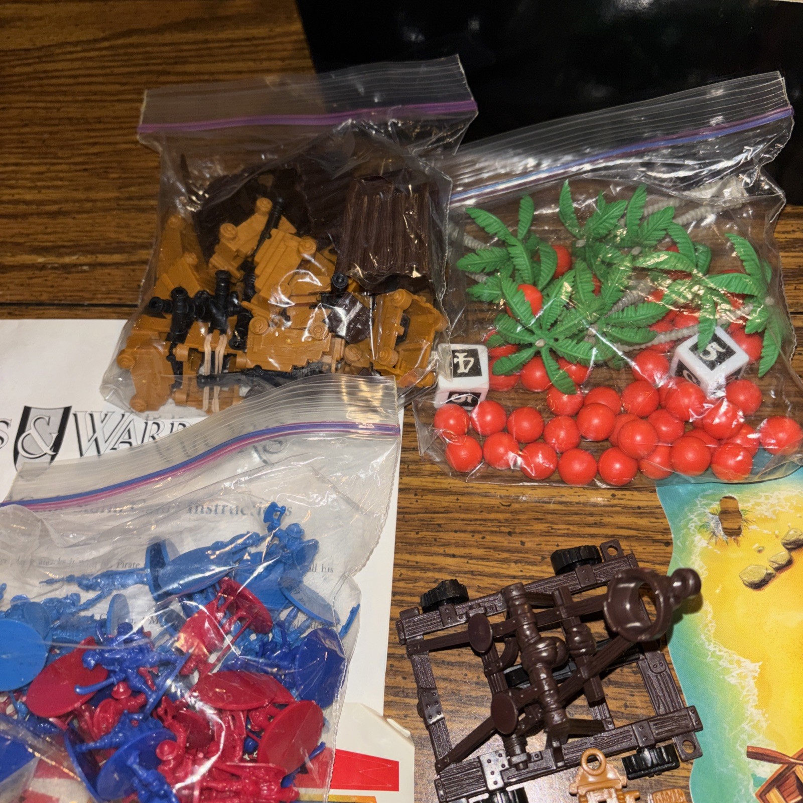 Weapons And Warriors Board Game 2 In 1 Castle Storm And Pirate Clash Complete