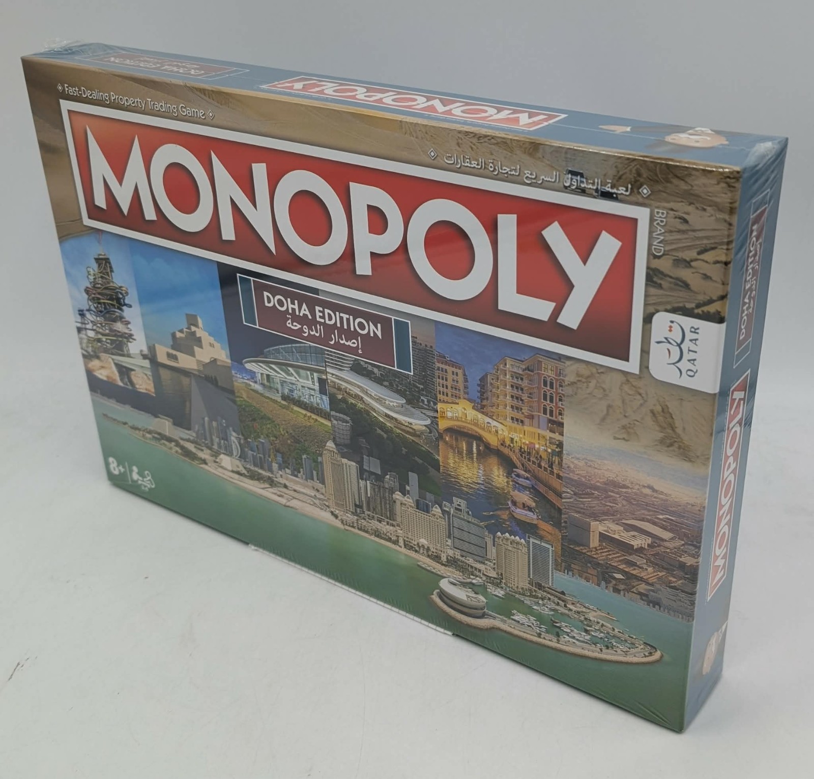 Winning Moves MONOPOLY DOHA Edition Qatar English Arabic Rare NEW