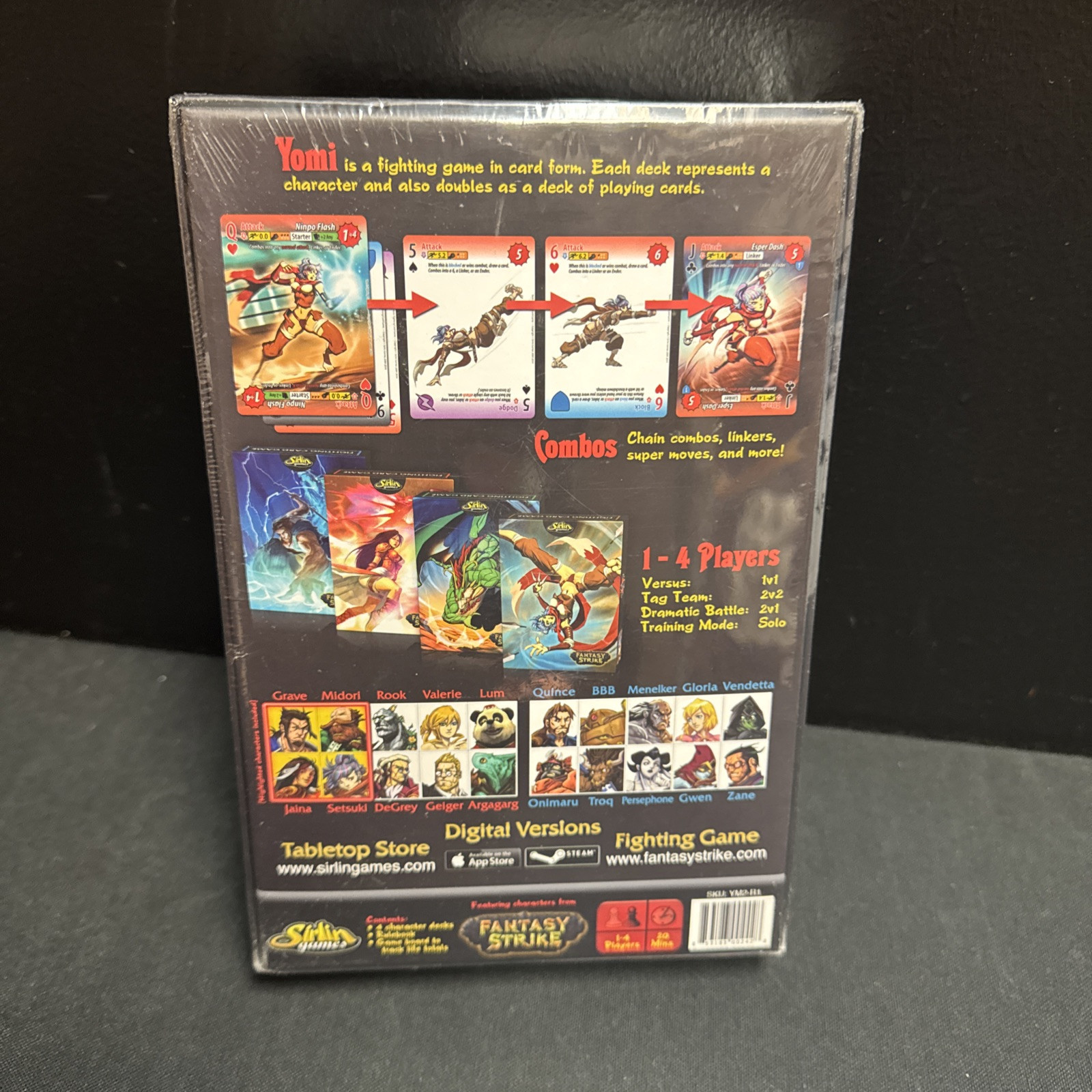 Yomi Round 1 Fighting Card Game Complete Sirlin Games SEALED NEW