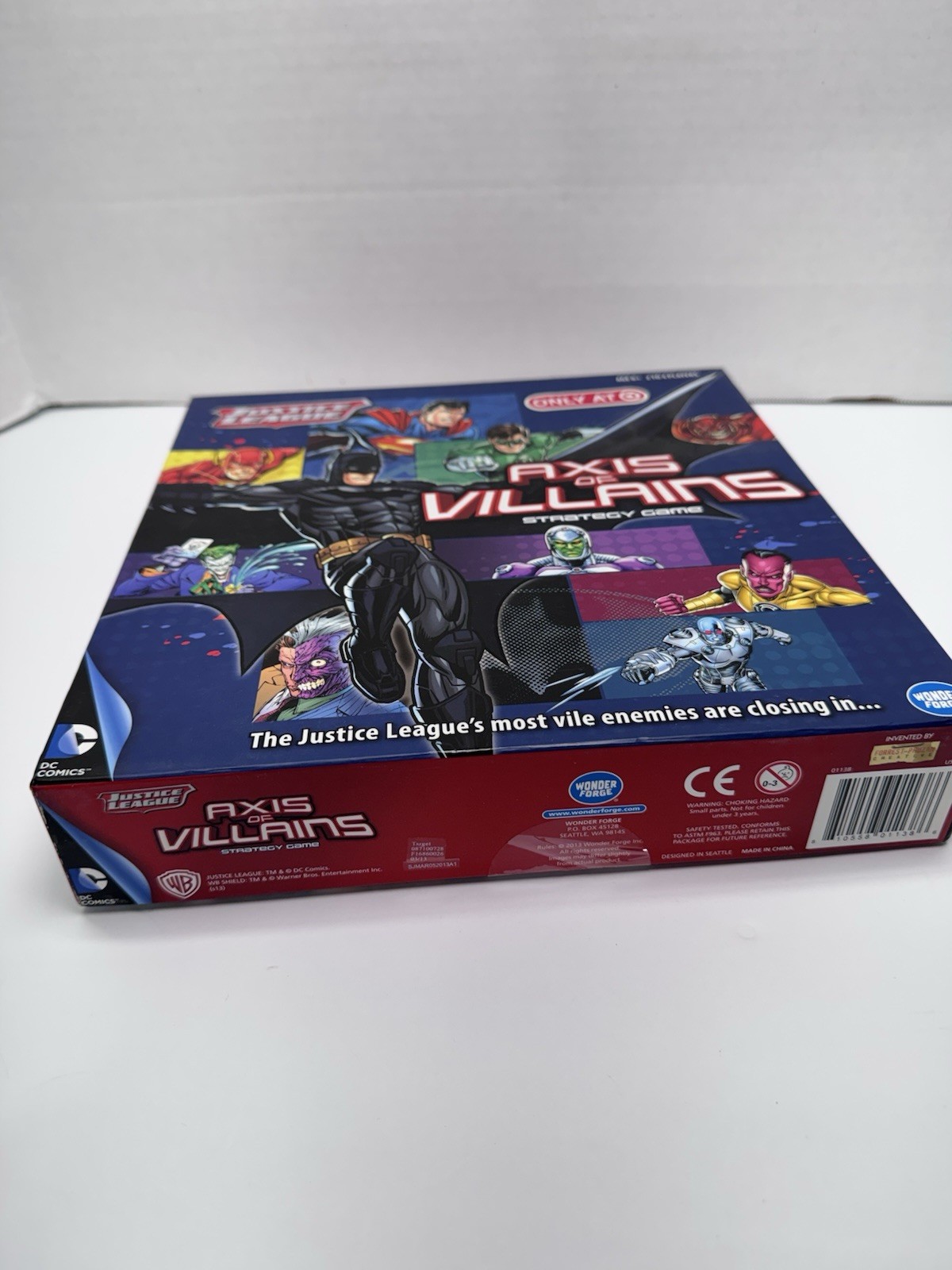 Axis of Villains Strategy Game Justice League Wonder Forge DC Comics Batman NEW
