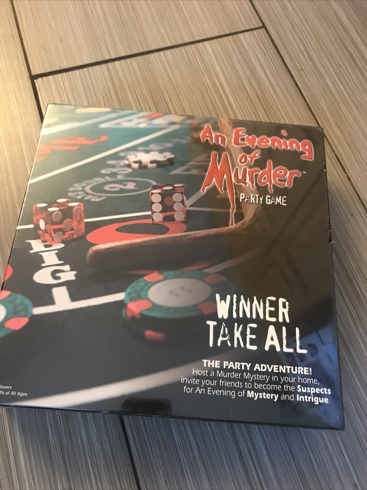 An Evening Of Murder Party Game Winner Take All Brand New Sealed!